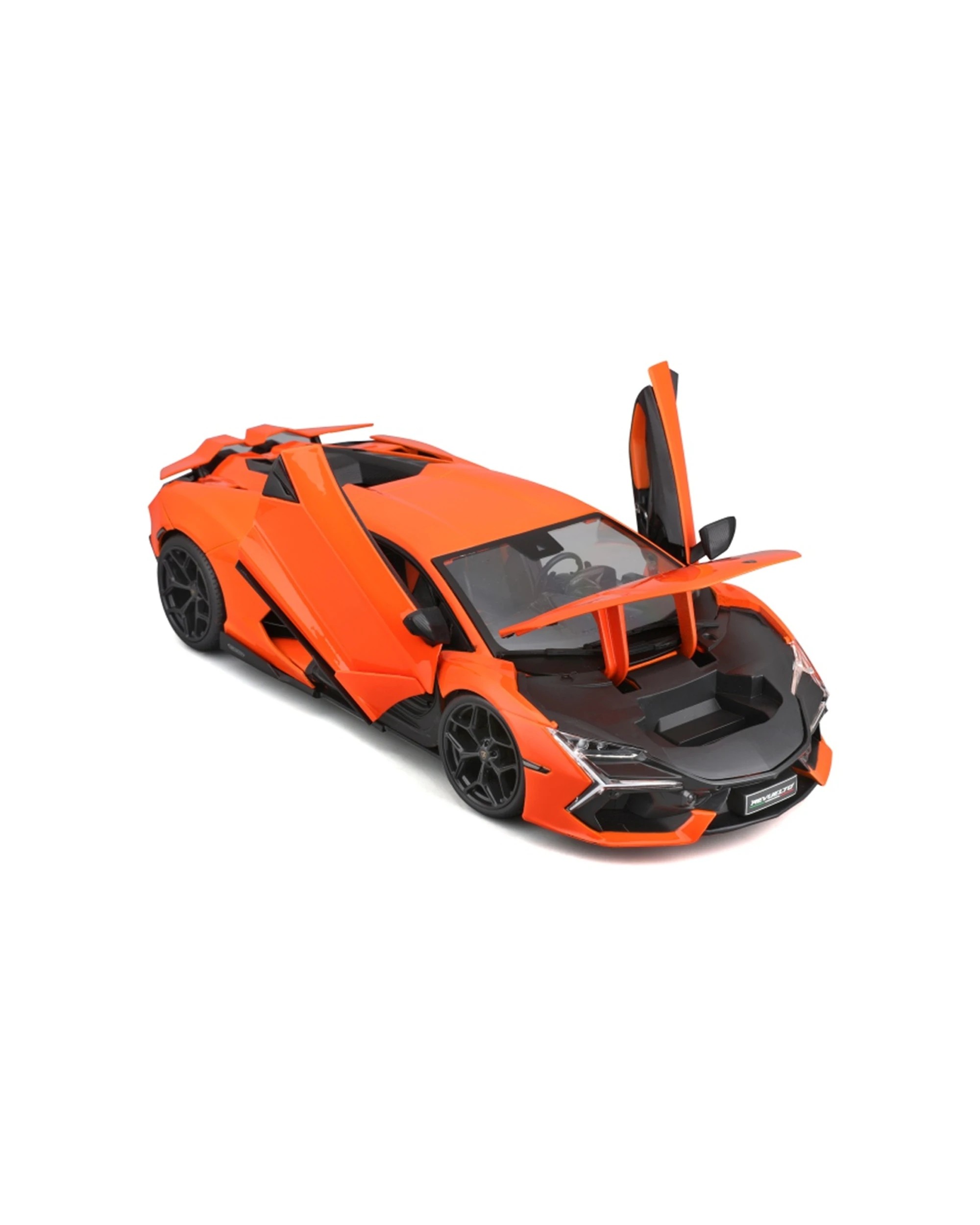 4 Maisto 2023 Lamborghini Revuelto HPEV Hybrid Model Car Replica Toy - Orange, 4 of 7