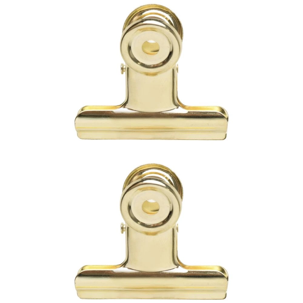 2 Otto Letter Clips Gold 2 Pack, 2 of 4