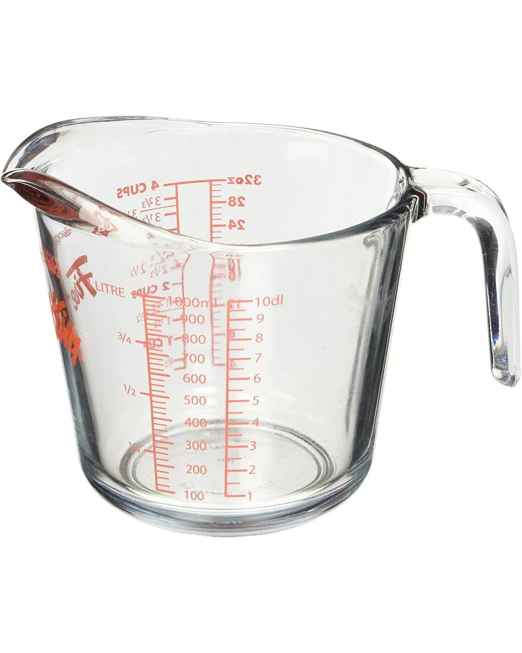 1 Anchor Hocking 1L/4-Cup Glass Measuring Jug Cooking/Baking Large - Clear, 1 of 1