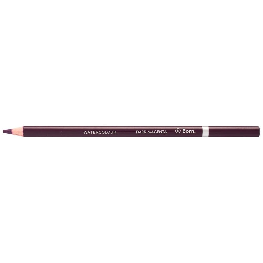 1 Born Premium Watercolour Pencil Dark Magenta, 1 of 3