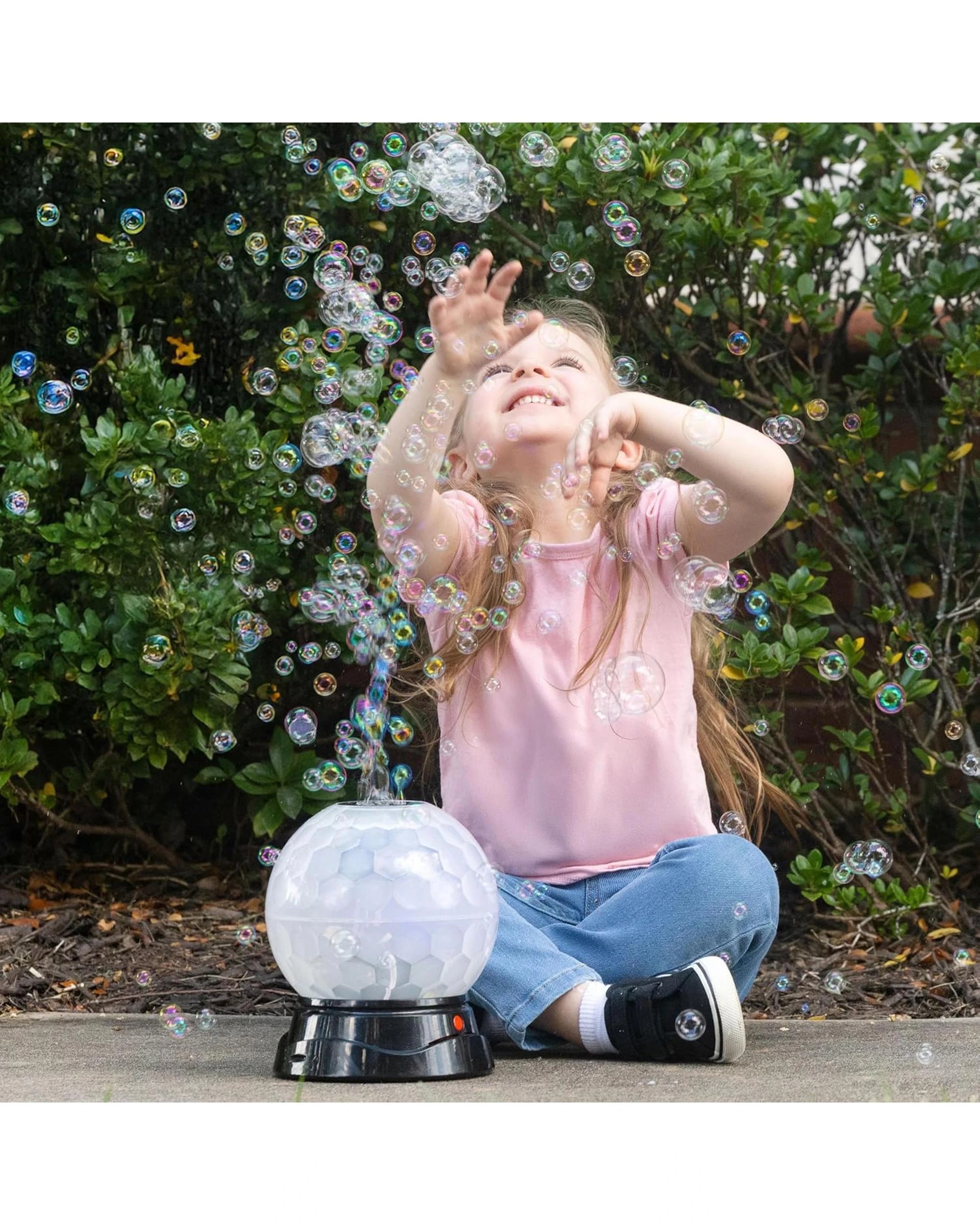 4 Maxx Bubbles Bubble Light Show Disco Ball, 4 of 6