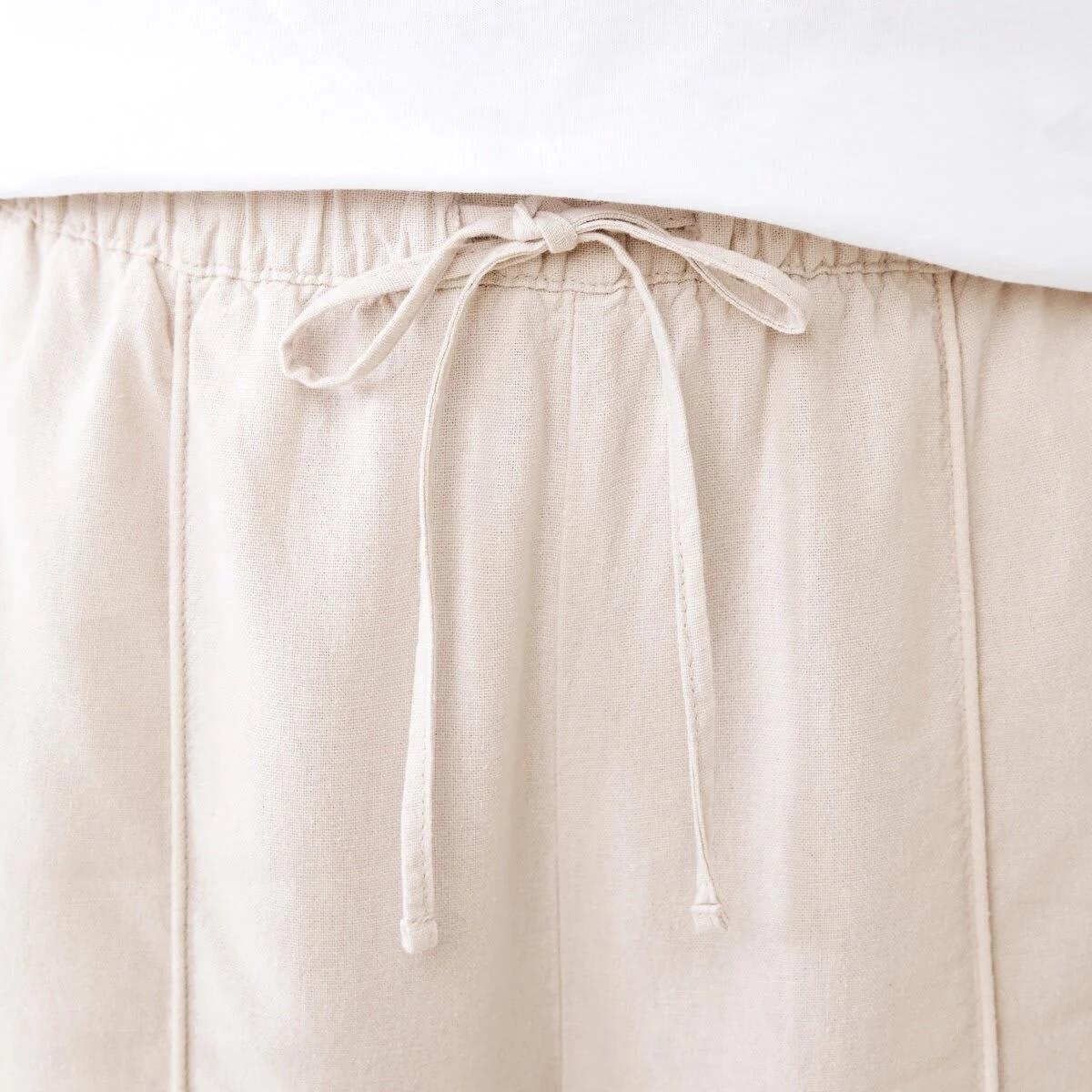 4 Textured Seam Front Pants NATURAL BEIGE, 4 of 6