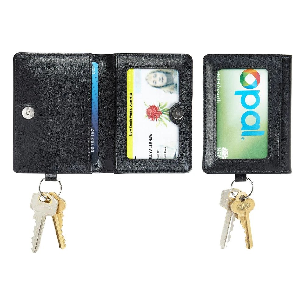 2 Rexel Leatherette Pass Holder and Wallet with Key Ring, 2 of 2