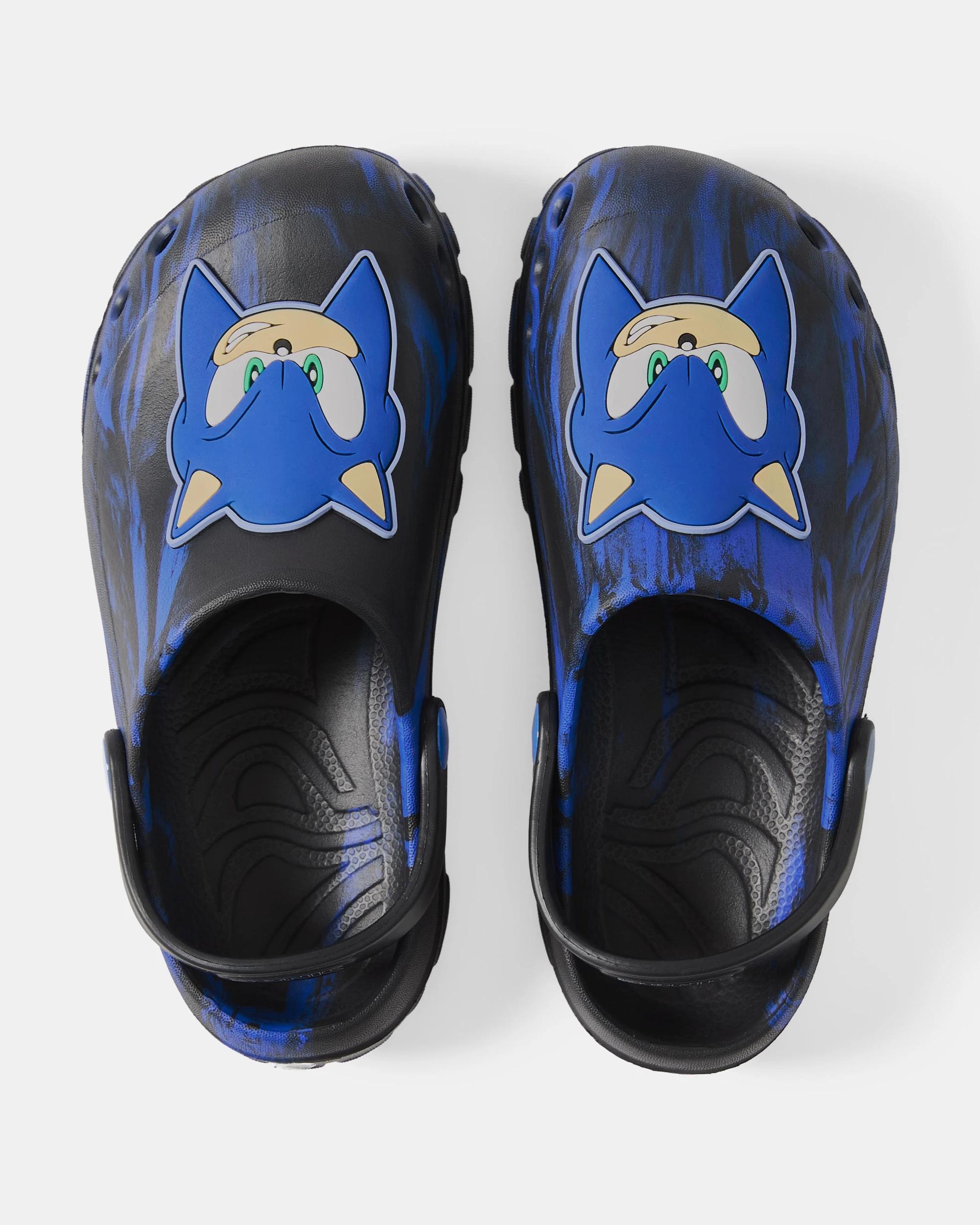 3 Senior Sonic the Hedgehog License Clogs SONIC, 3 of 4