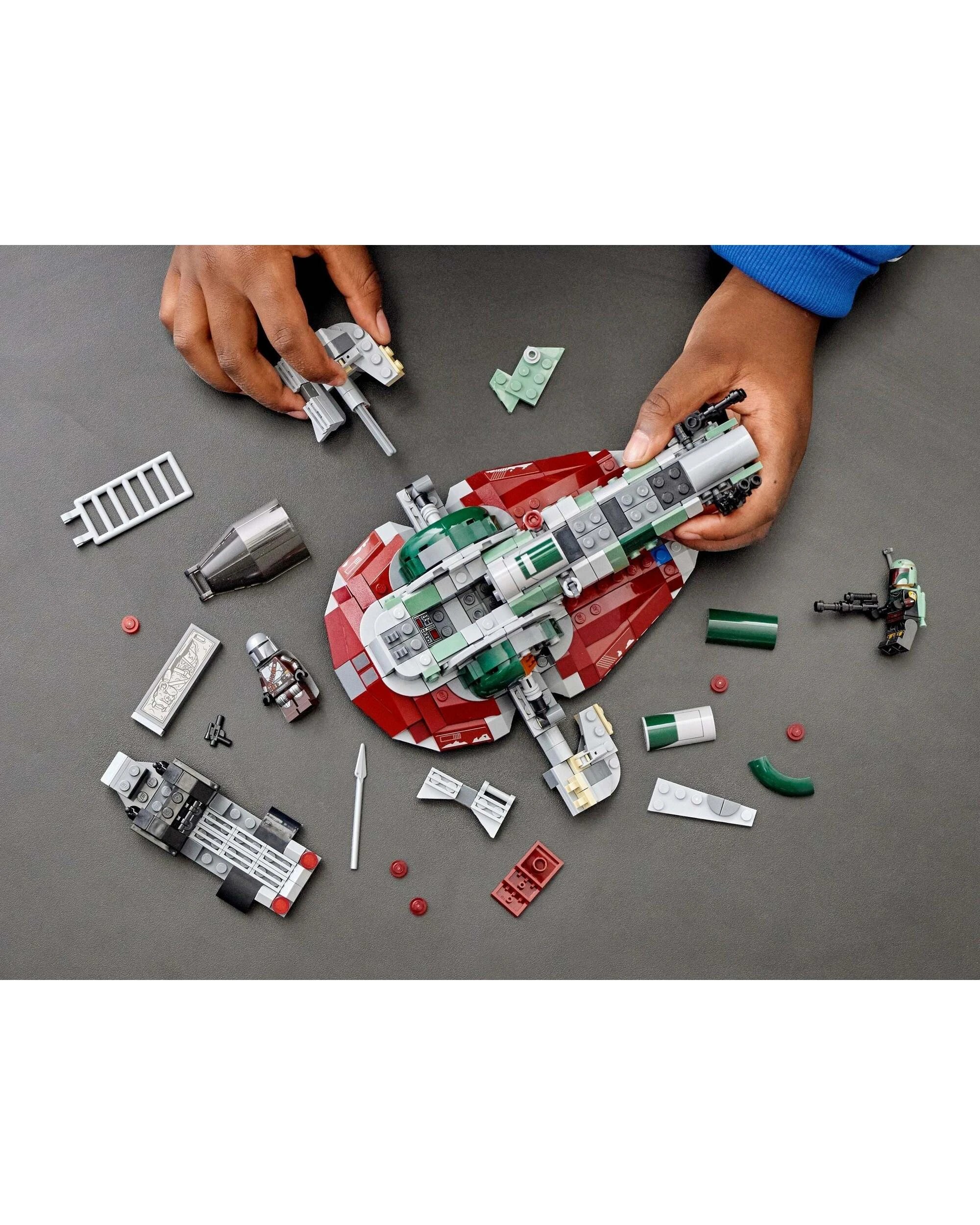 2 LEGO 75312 Boba Fett's Starship - Mandalorian Toy, 2 of 3