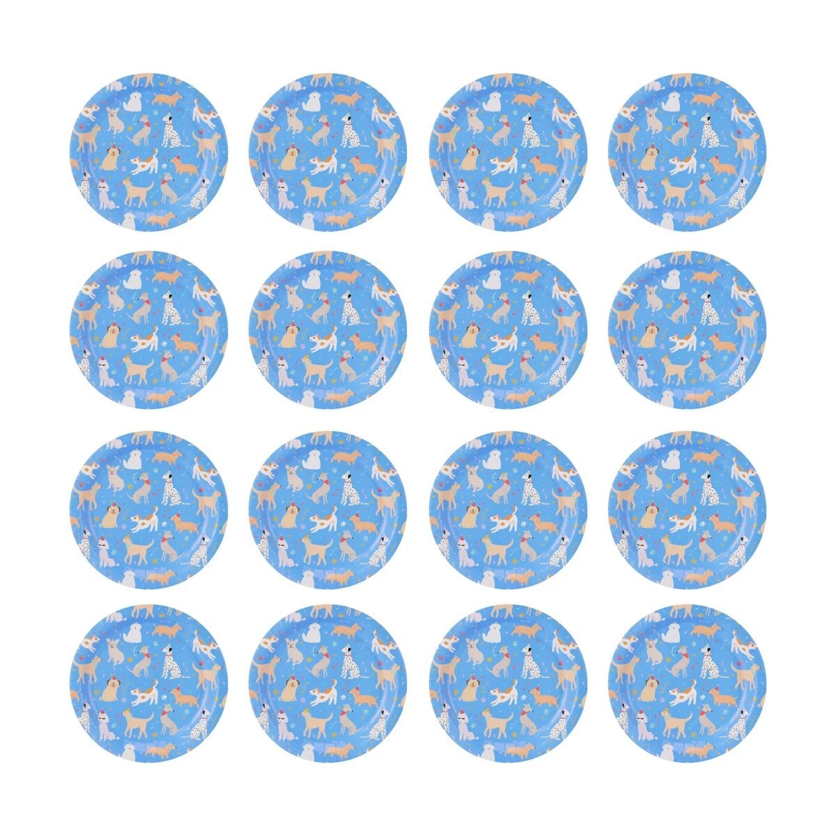 3 16 Piece Puppy Paper Plates, 3 of 6