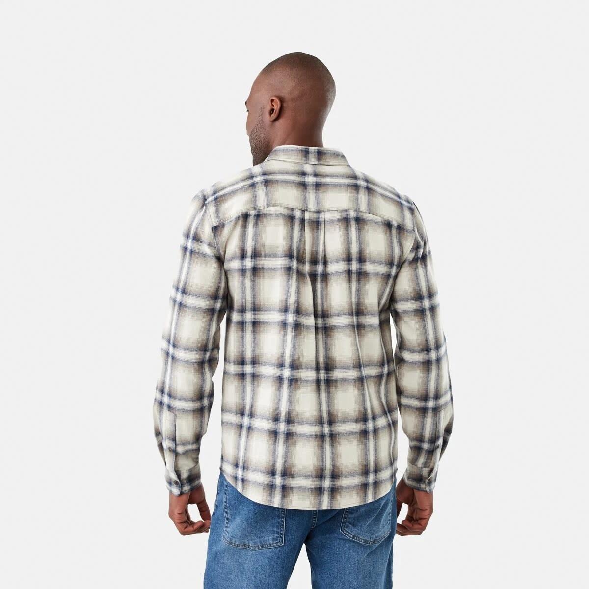 3 Long Sleeve Brushed Check Shirt Bge Check, 3 of 6