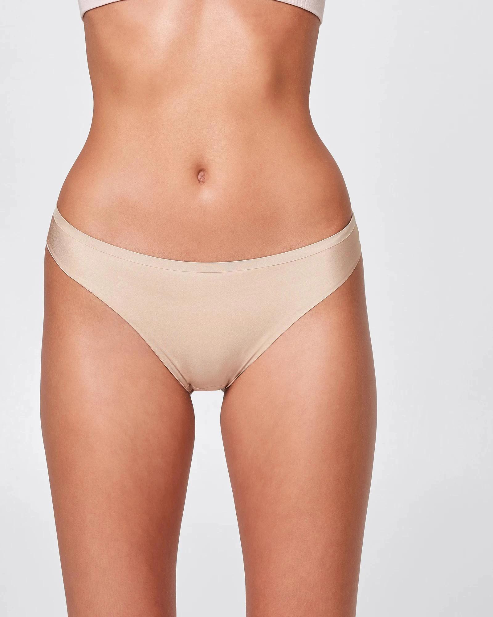 6 Target 2 Pack Bonded No Show G-String Briefs LATTE BROWN, 6 of 6