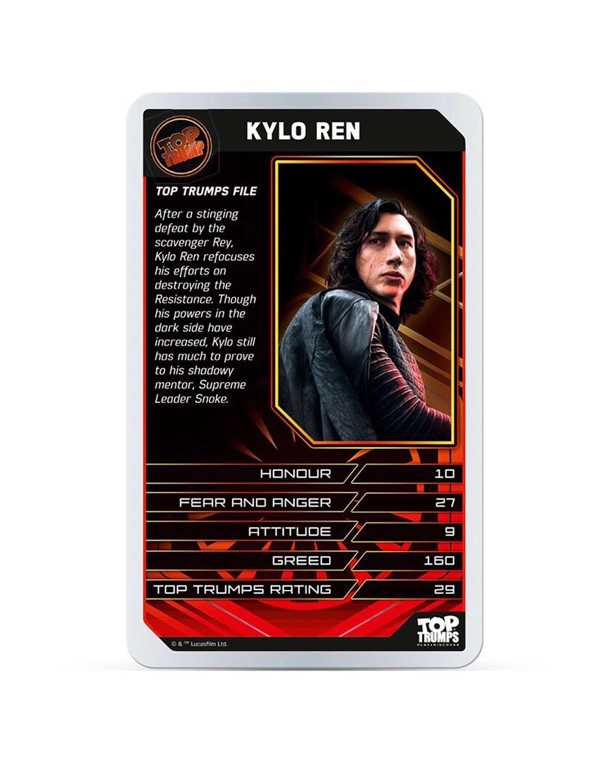 3 TOP TRUMPS Star Wars The Last Jedi Card Game - Clear, 3 of 4