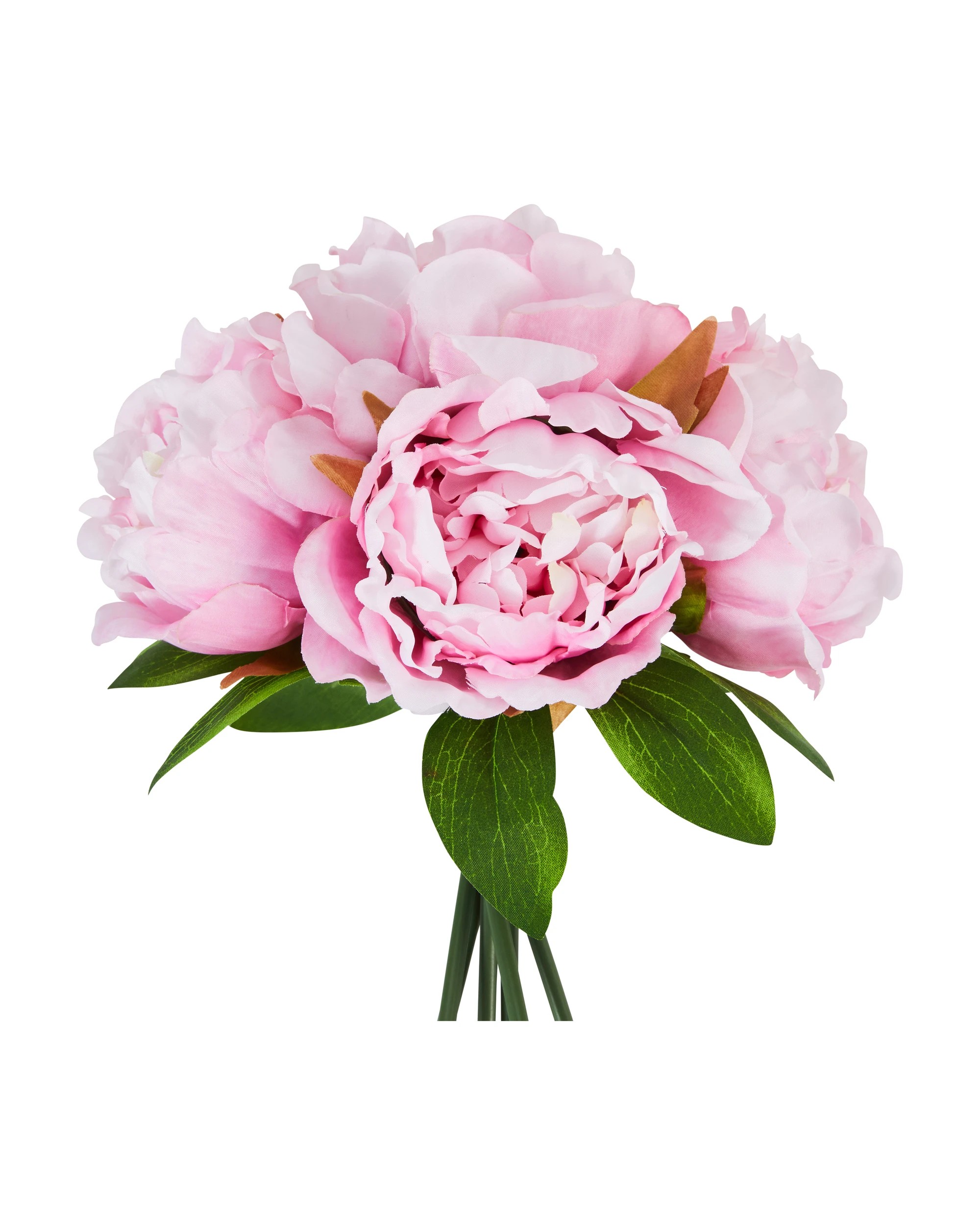 3 Artificial Pink Peonies Bunch, 3 of 4