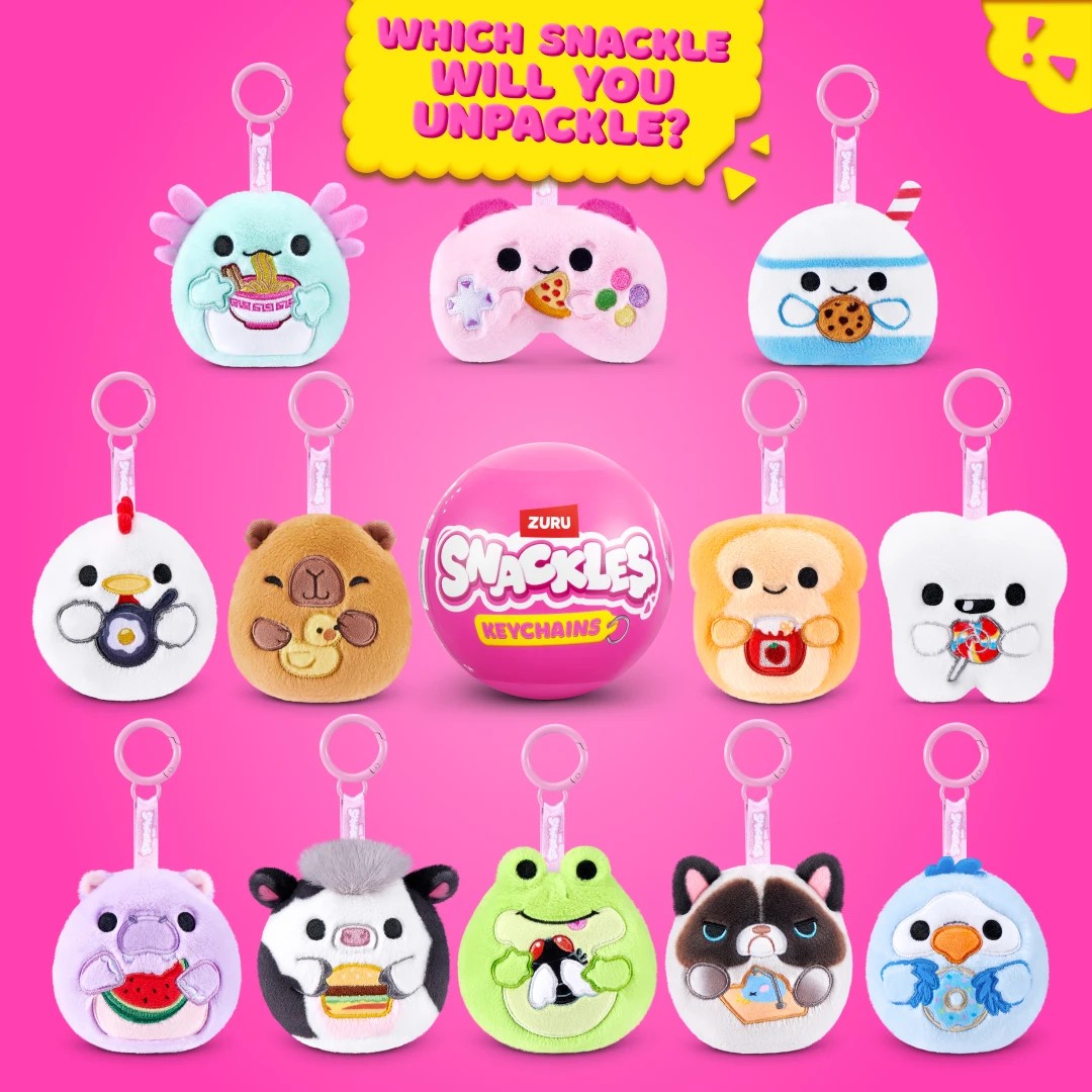 3 8cm Zuru Snackles Keychain Snackle, 3 of 10