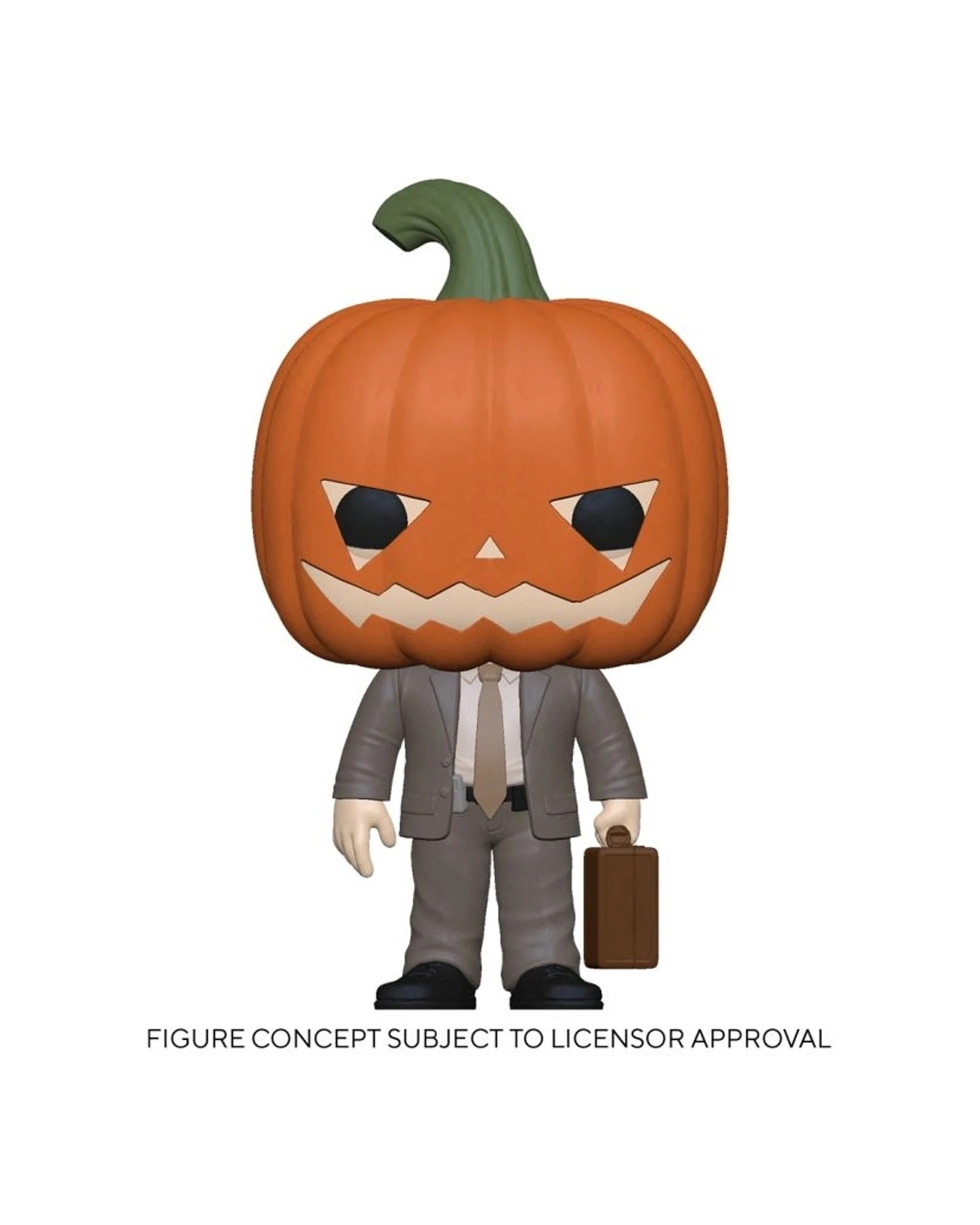 3 Pop Vinyl Figurine The Office - Dwight With Pumpkinhead 10cm Vinyl Action Figure - Multi, 3 of 3