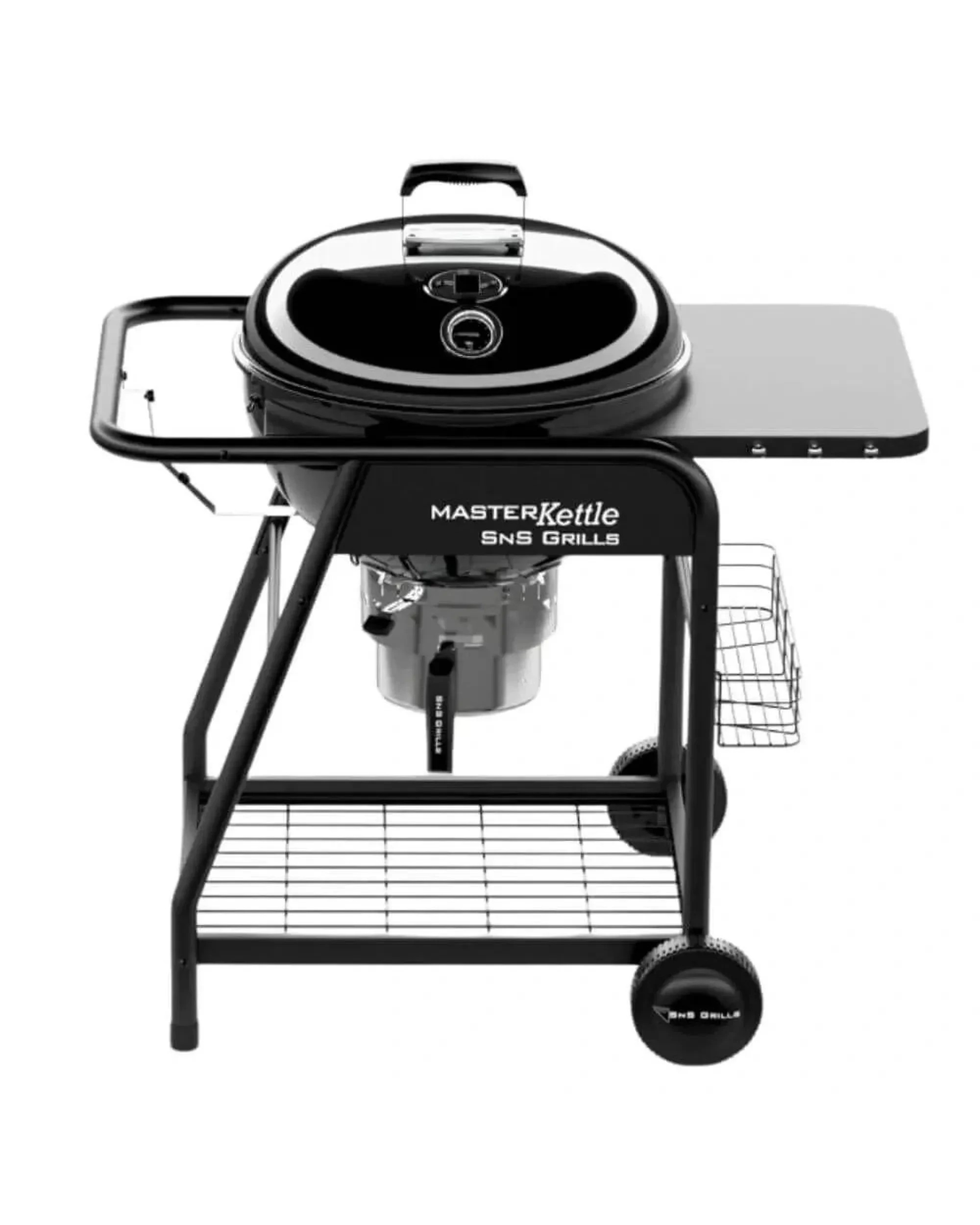 1 SNS Grills Slow N' Sear MasterKettle Charcoal Grill + Smoker Combo, 1 of 10