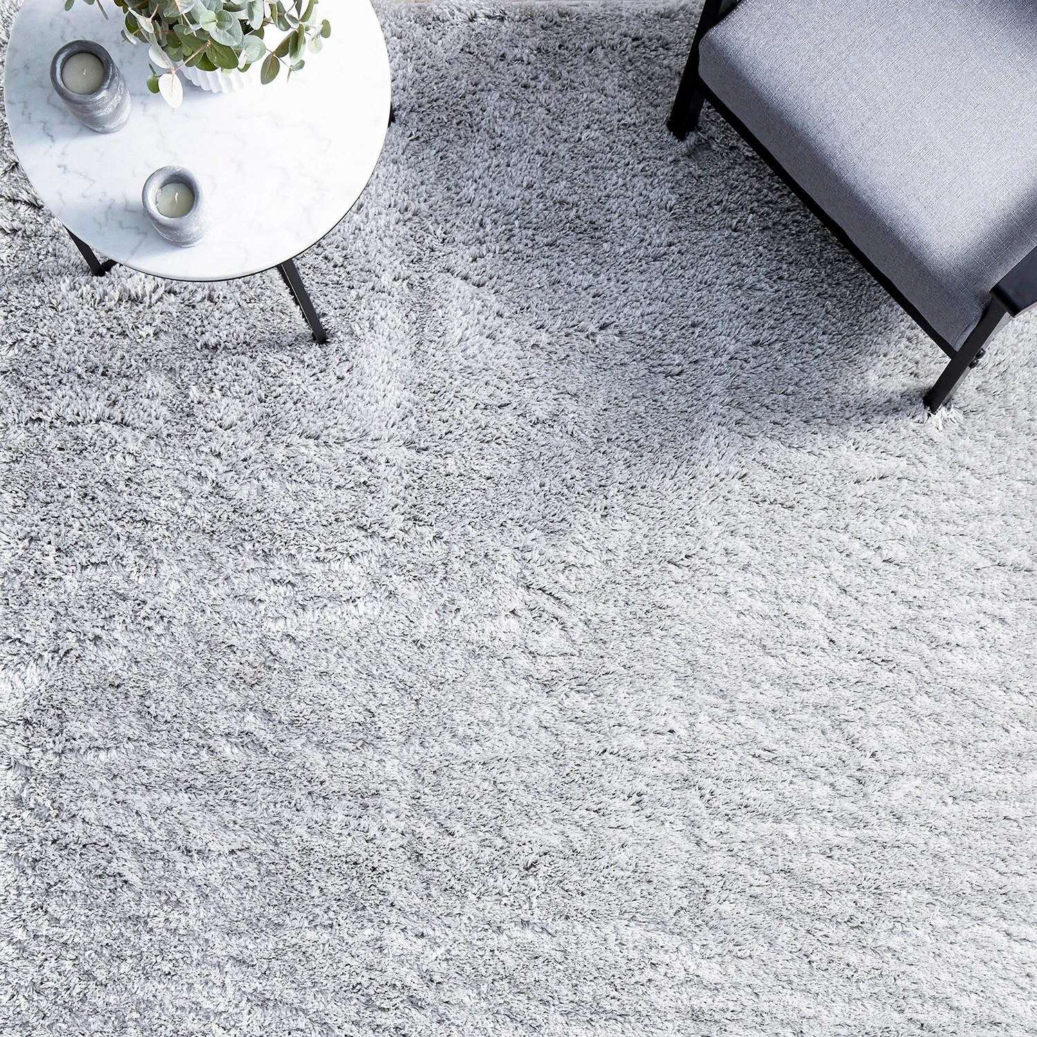 1 Common Ground Rugs Angel 150x80cm - Small Power Loomed Floor Rug - Silver, 1 of 7