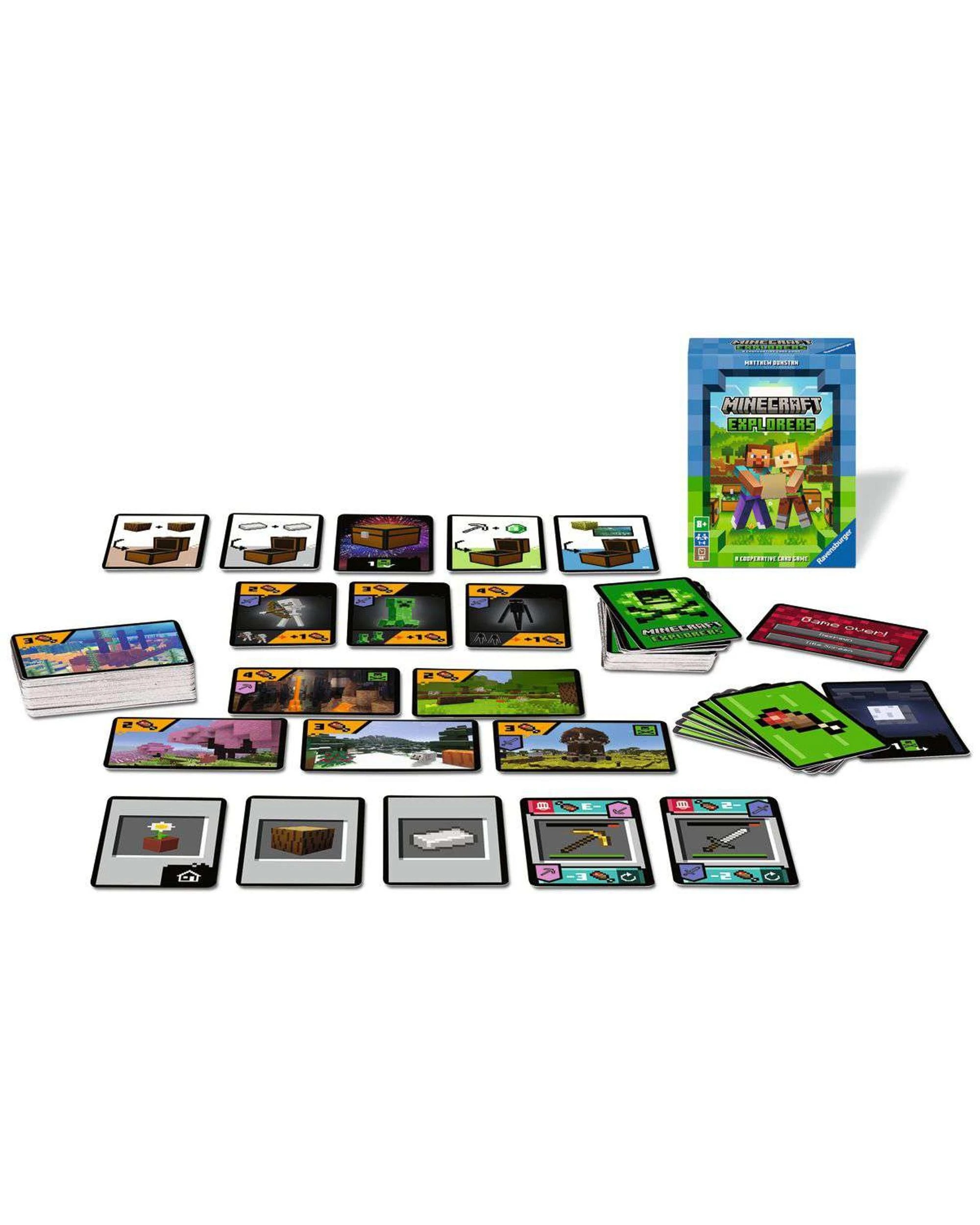 2 Ravensburger Minecraft Explorers Card Game, 2 of 3