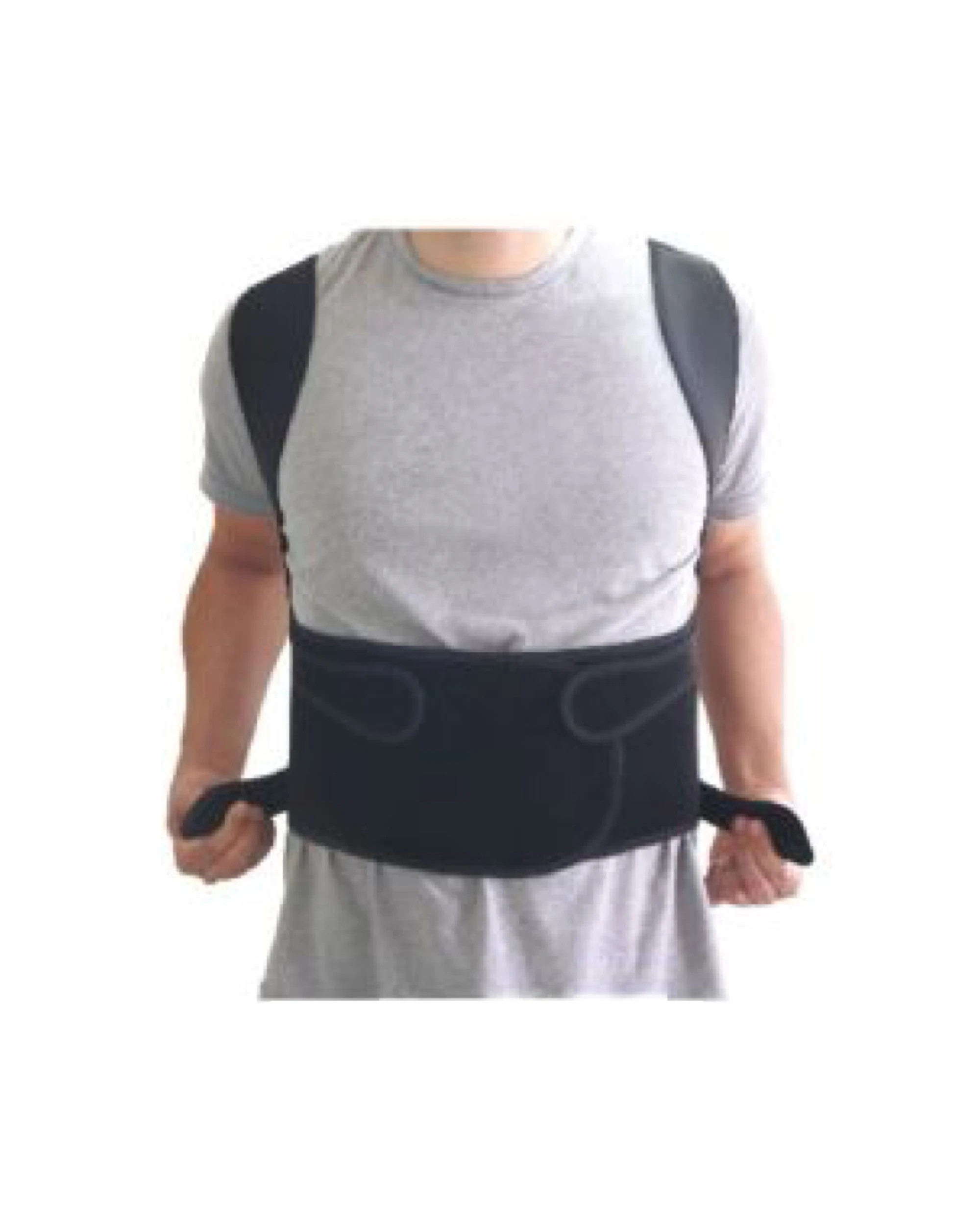 1 Bodyassist Posture Correction Back Brace Shoulder Alignment Small - Black - Black, 1 of 1