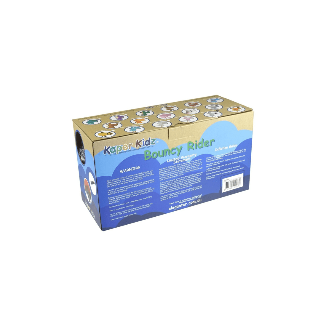 9 Kaper Kidz Bouncy Rider Pink Pearl The Unicorn Ride On Bouncer Toy Kids 12 Months Plus - Pink, 9 of 9