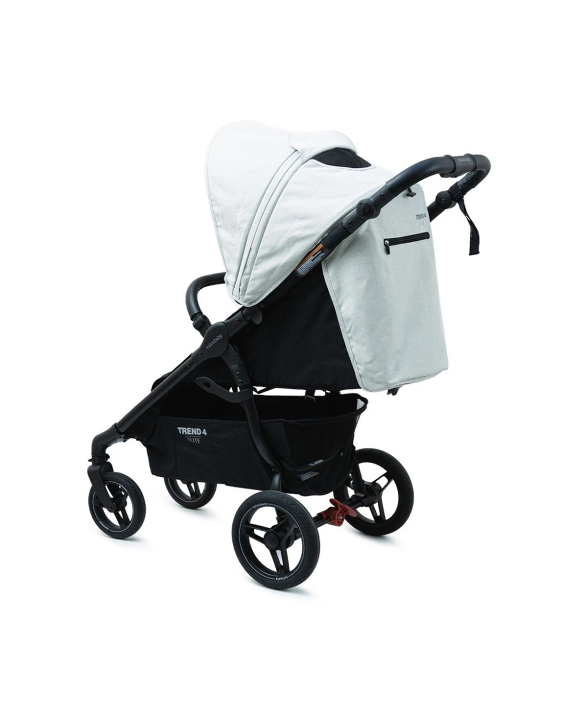 5 ValcoBaby Trend 4 Elite Stroller Pram One-Hand Fold Infinity Wheels Compact - Grey, 5 of 8