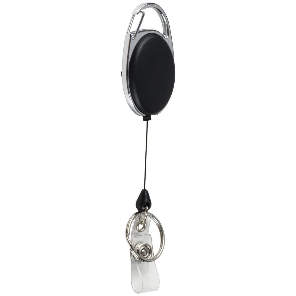 3 J.Burrows Snaplock Badge Reel Black, 3 of 3