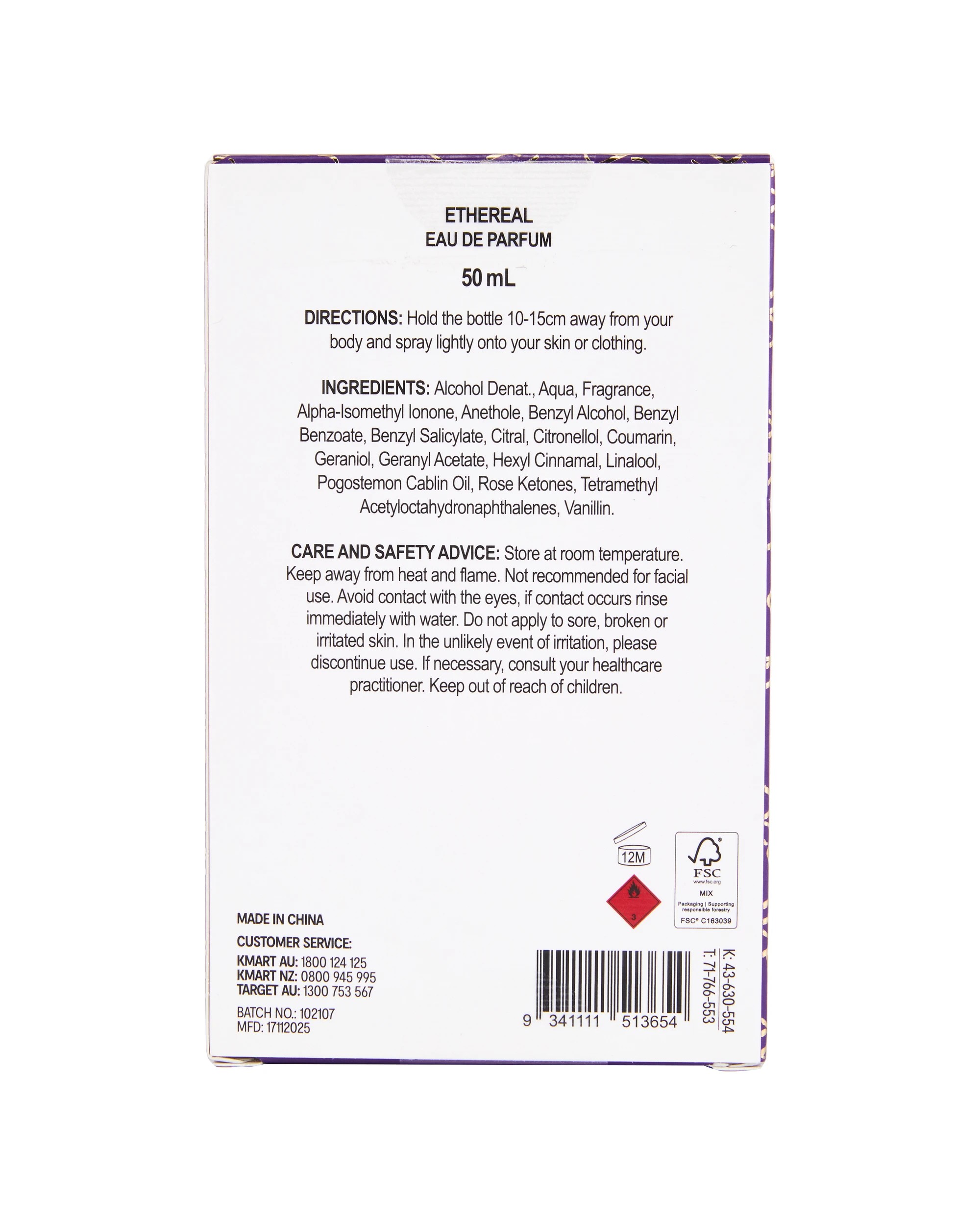 6 OXX Fragrance Ethereal Eau De Parfum 50ml, 6 of 6