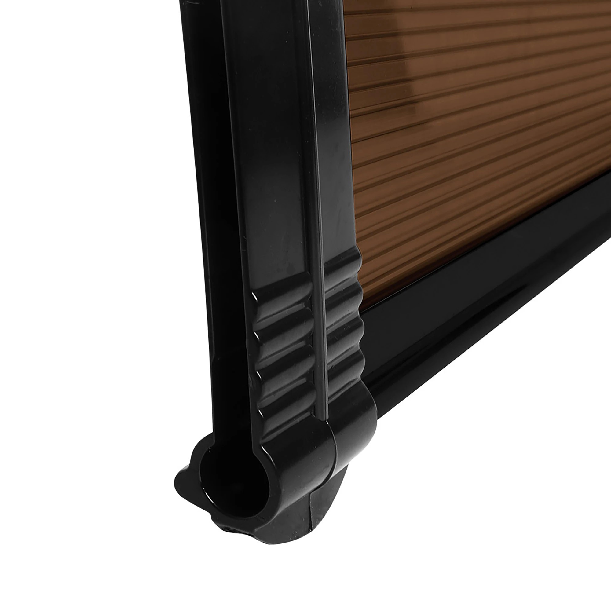 6 Mountview 1x6M Outdoor Window Rain Cover - Brown, 6 of 6