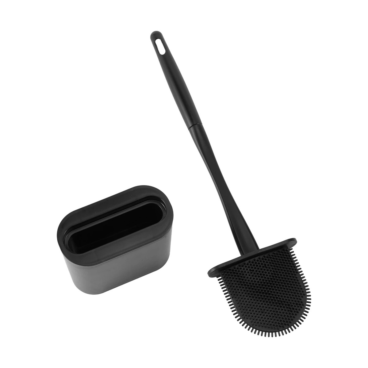 4 Flexible Toilet Brush - Black, 4 of 9