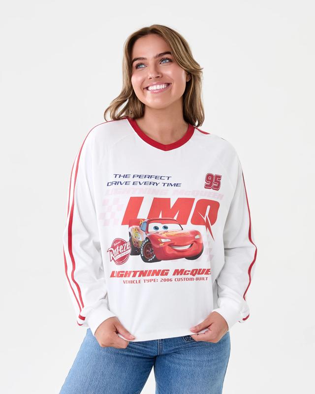 Cars License Long Sleeve Oversized