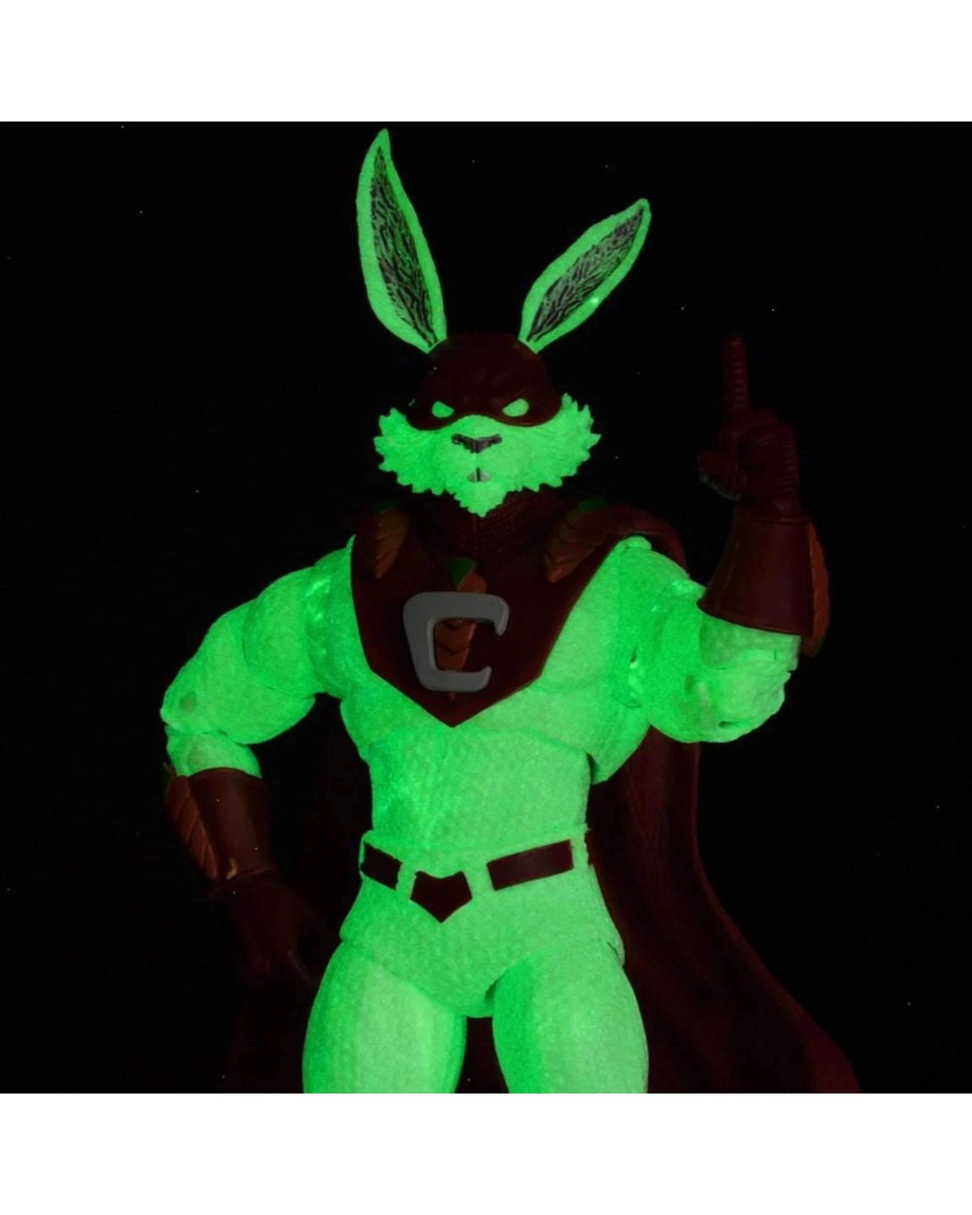 7 DC Multiverse Justice League Captain Carrot Glow in the Dark 7 Inch Figure, 7 of 9