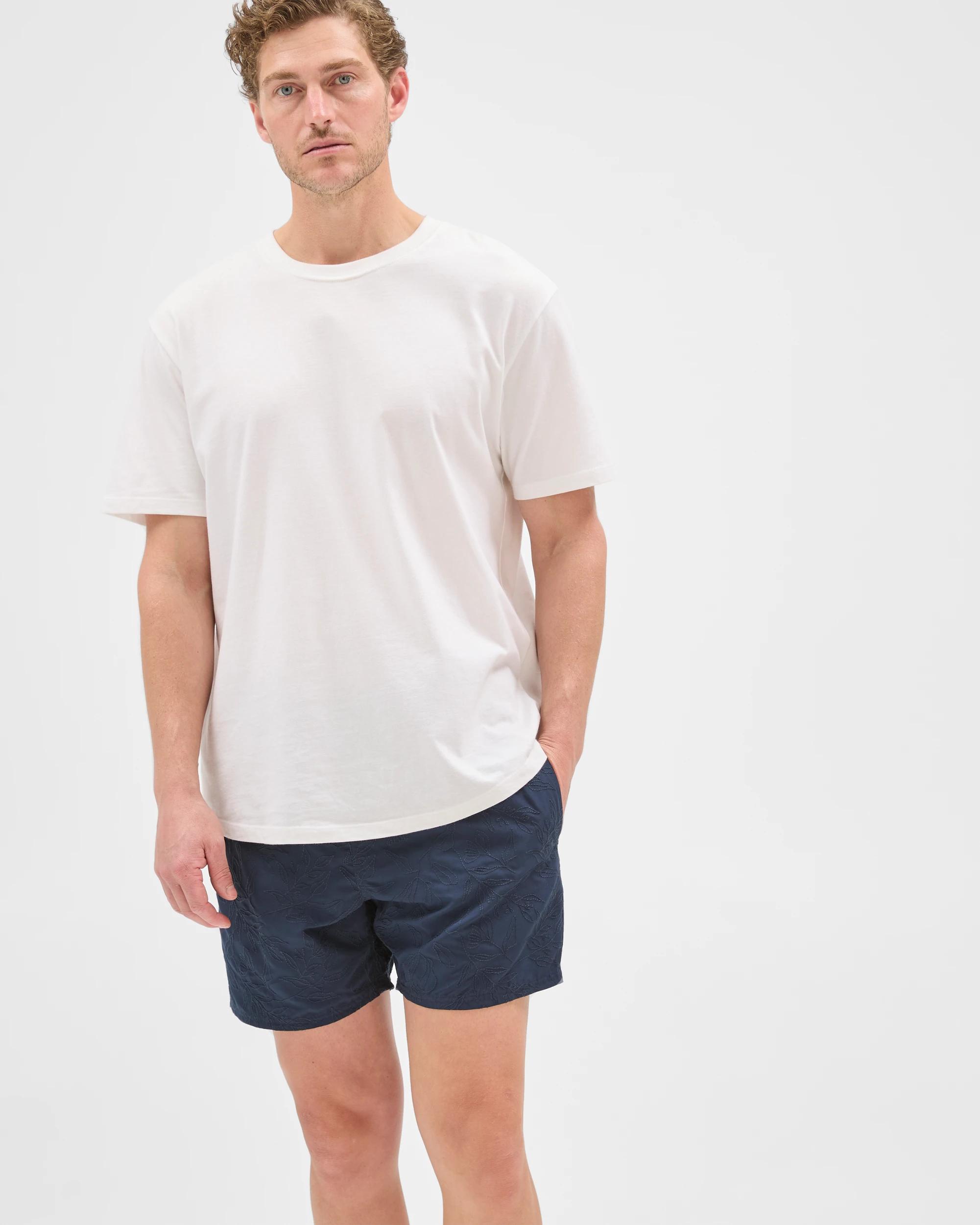 2 Target Man Embroidered Volley Shorts NAVY, 2 of 7