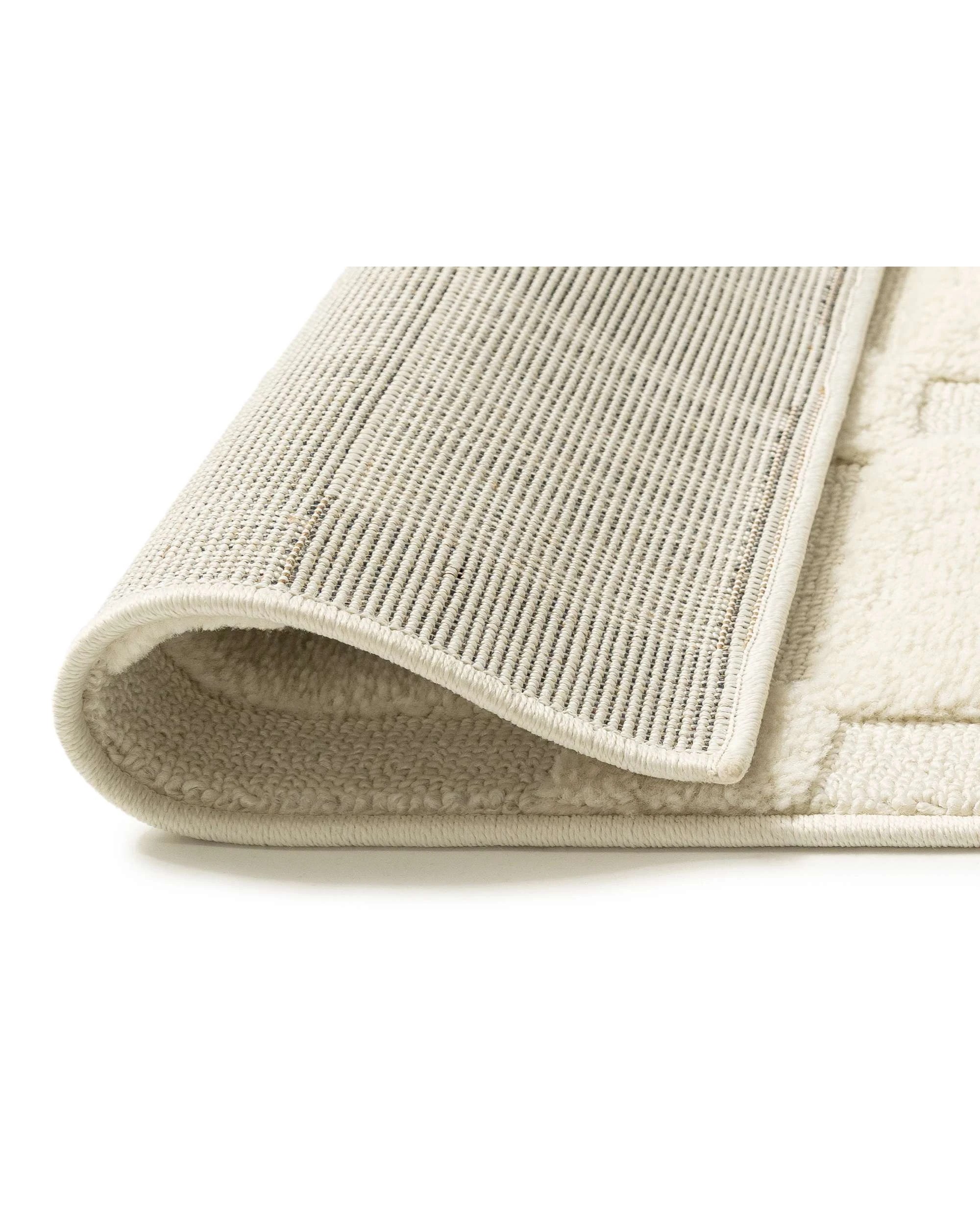 Loopsie Fuji Checkerboard Rug-290cm x 200cm - White - Kmart