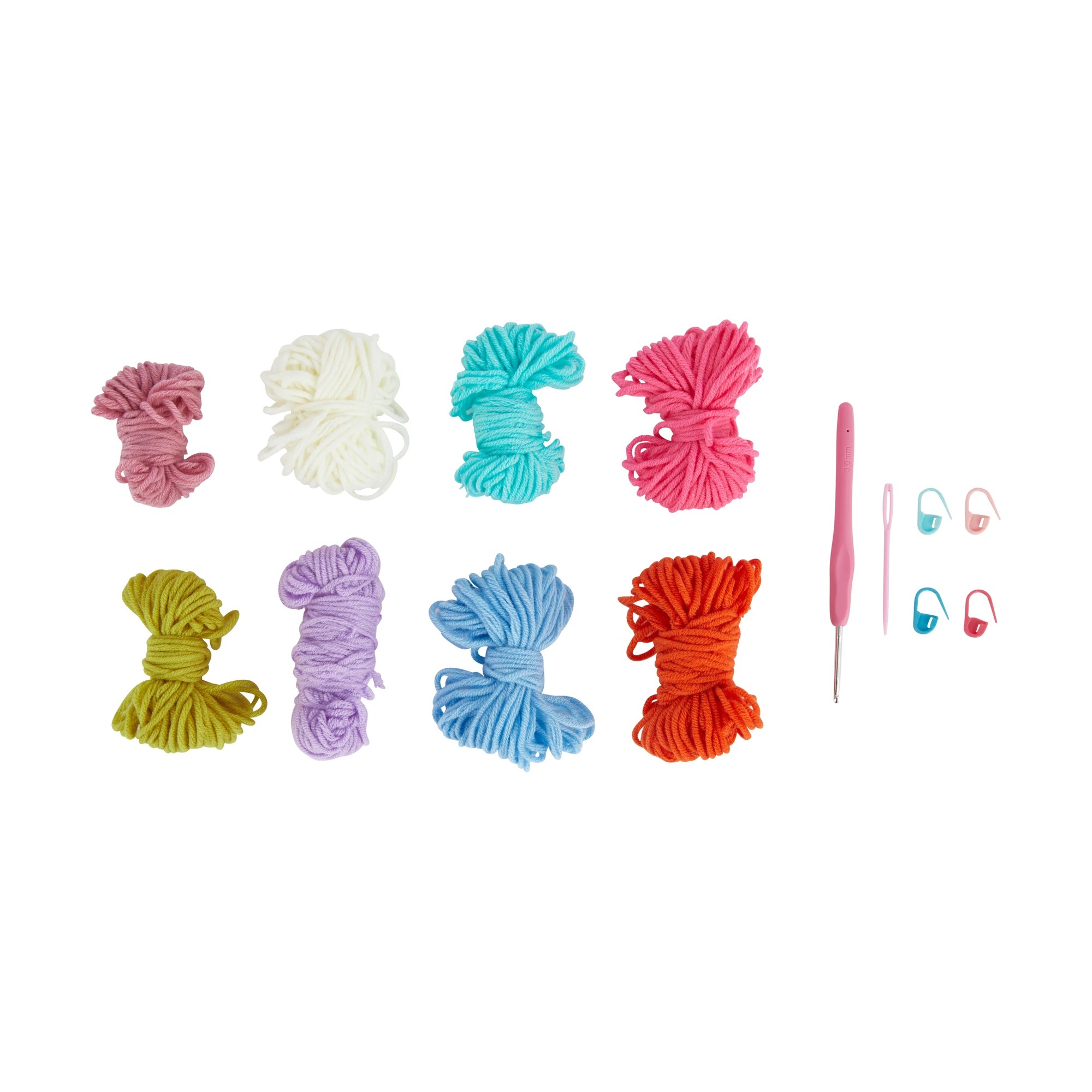 2 Crochet Granny Square Headband Kit, 2 of 3