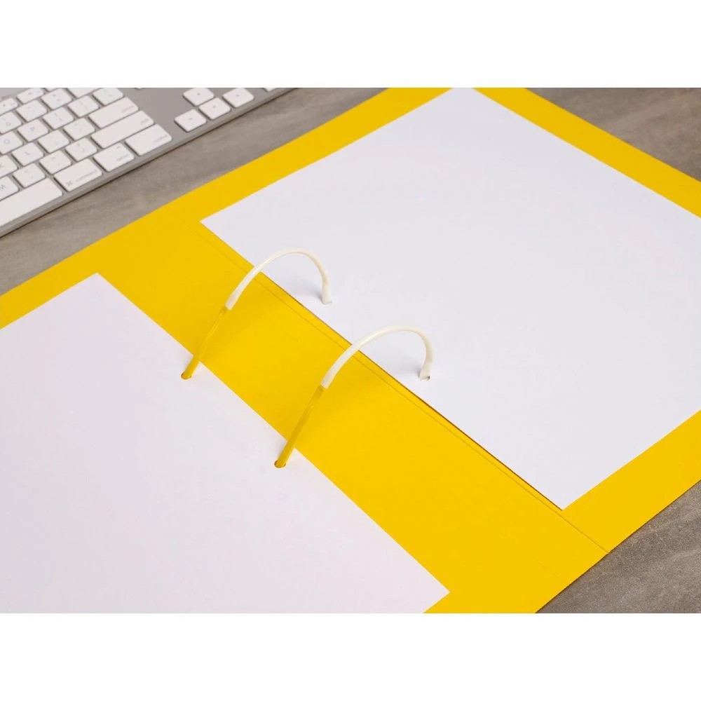 4 Avery Foolscap Tubeclip File Yellow, 4 of 6