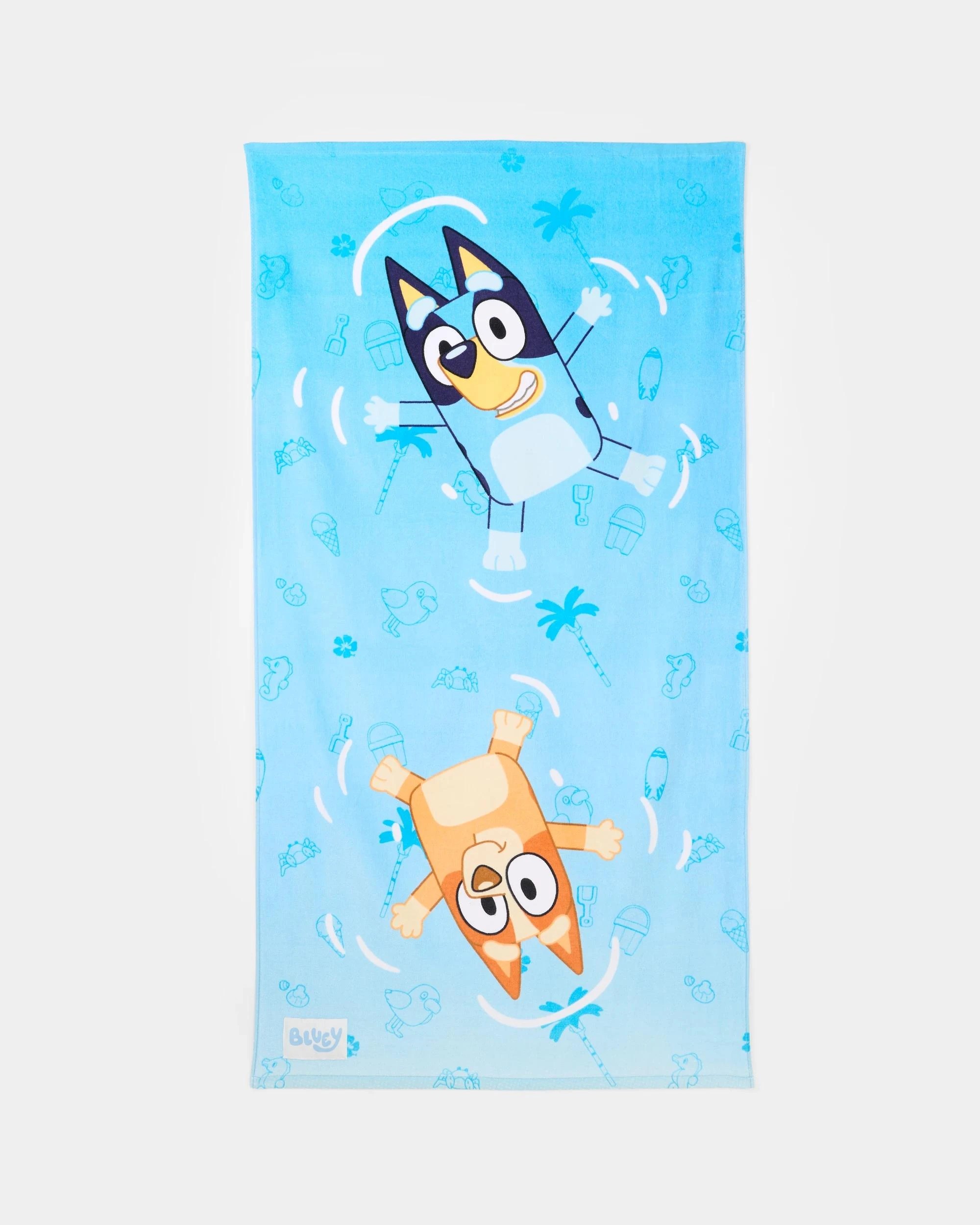 1 Bluey Kids Beach Towel - Blue, 1 of 2
