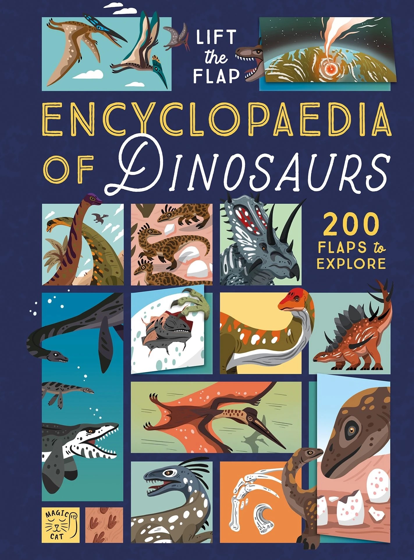 1 Lift-the-Flap Encyclopaedia of Dinosaurs: 200 Flaps to Explore - Book, 1 of 5