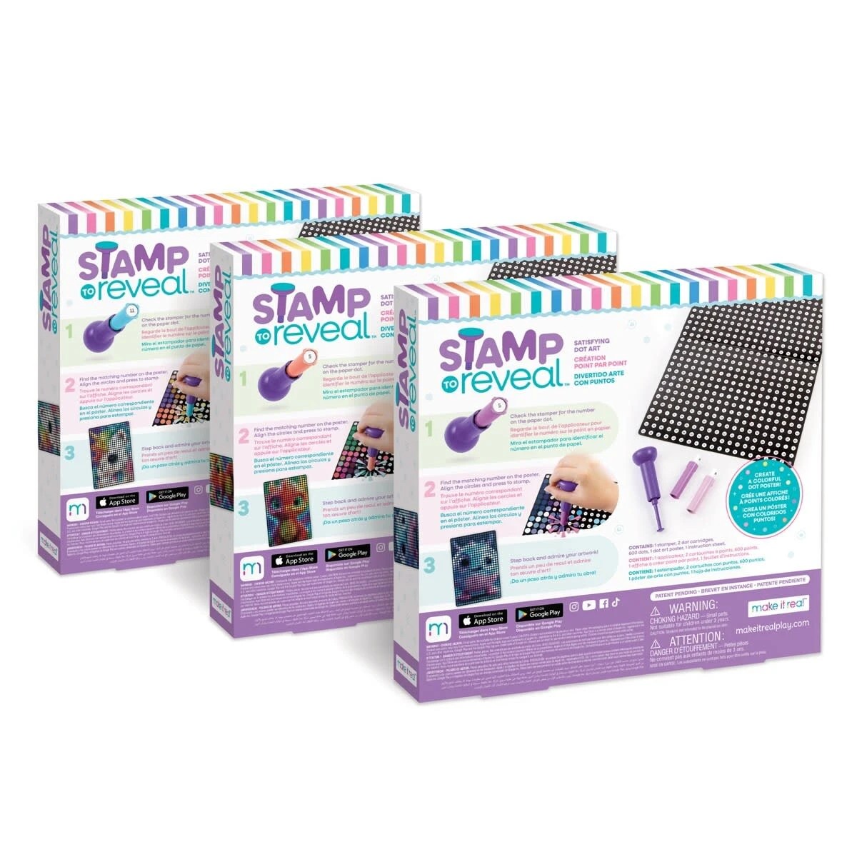 10 605 Piece Make it Real Stamp to Reveal Kit - Assorted, 10 of 10