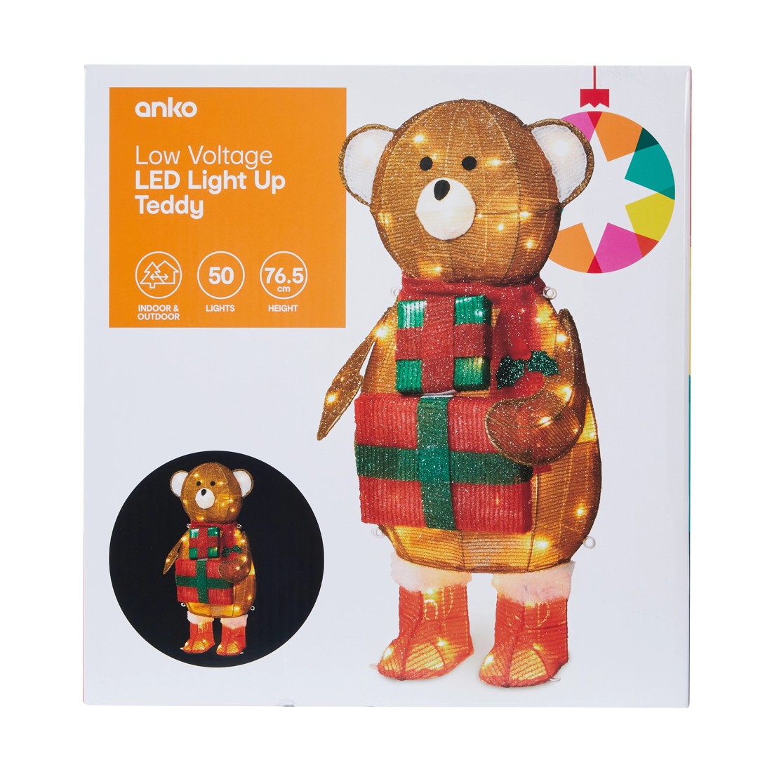 8 Low Voltage LED Light Up Teddy, 8 of 9