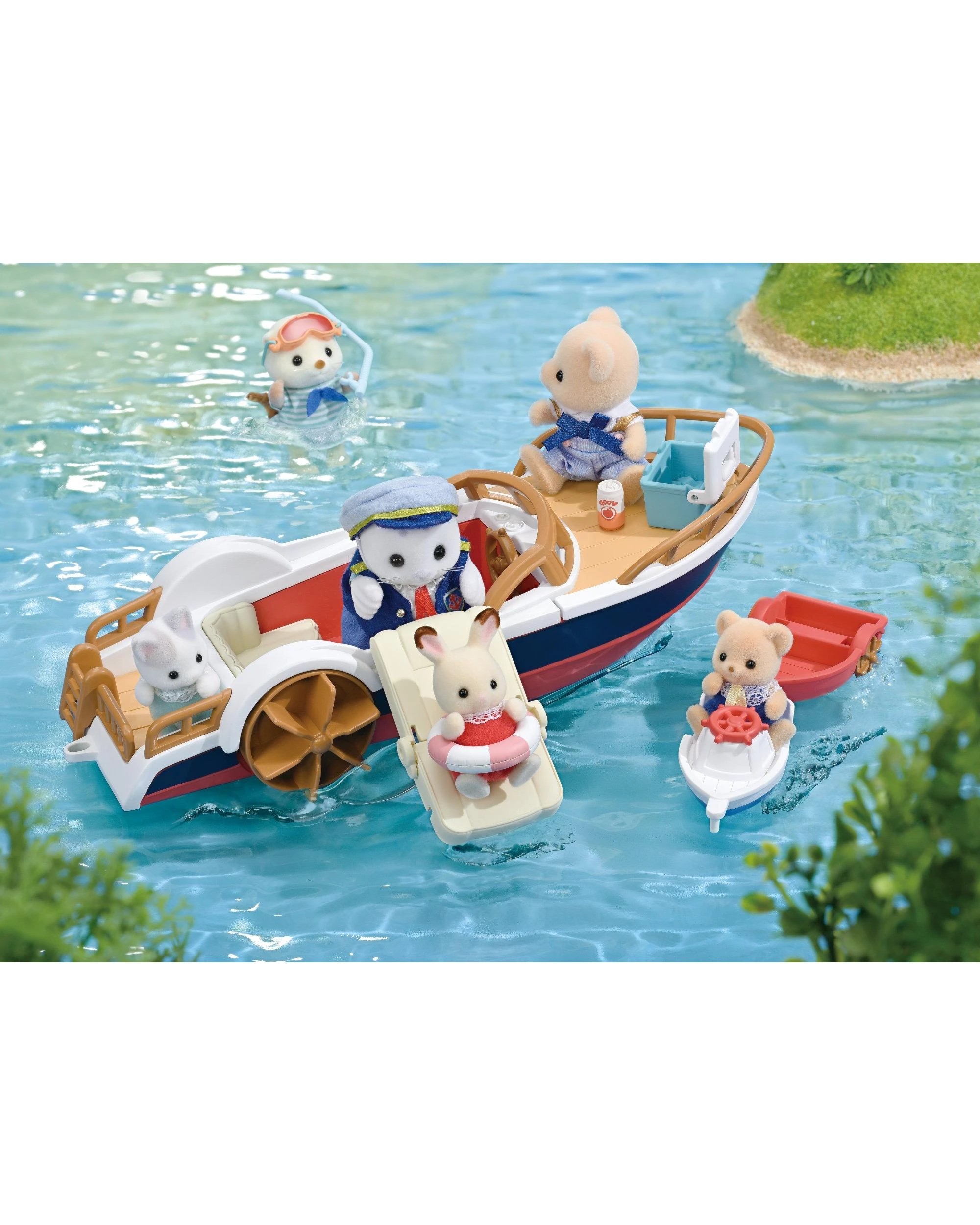 6 Sylvanian Families Seal Sailors Leisure Boat, 6 of 9