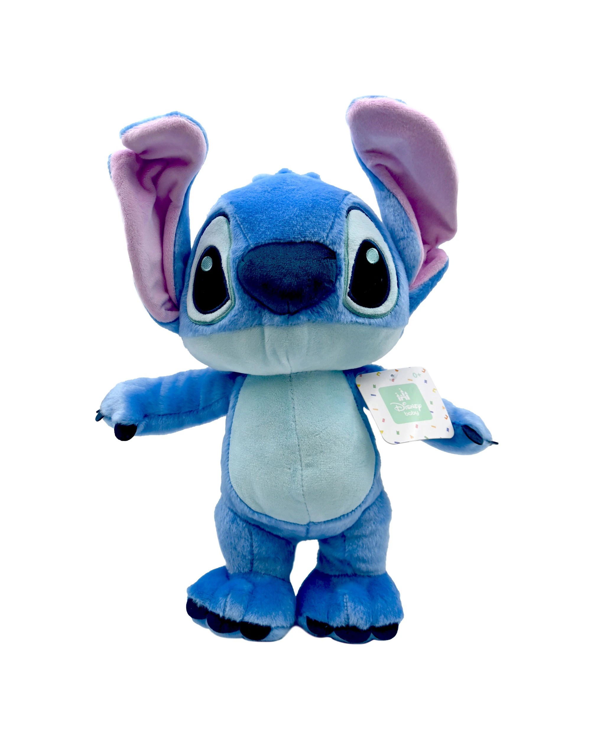 1 Disney Baby - Stitch Standing Soft Toy, Plush, 40cm H, Birth+ - Blue, 1 of 5