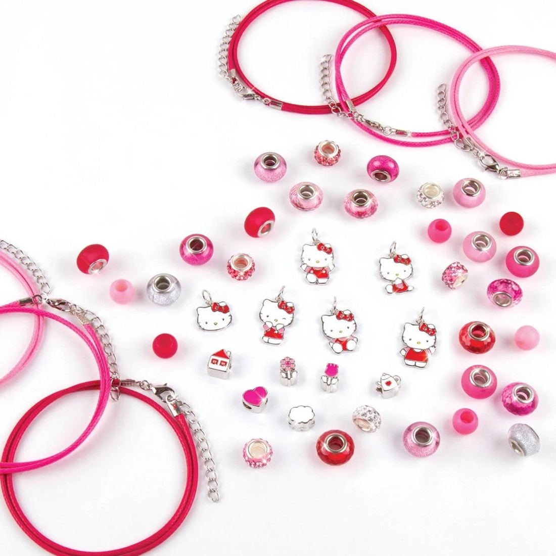 4 50 Piece Make It Real Hello Kitty Bead and Charm Set, 4 of 6