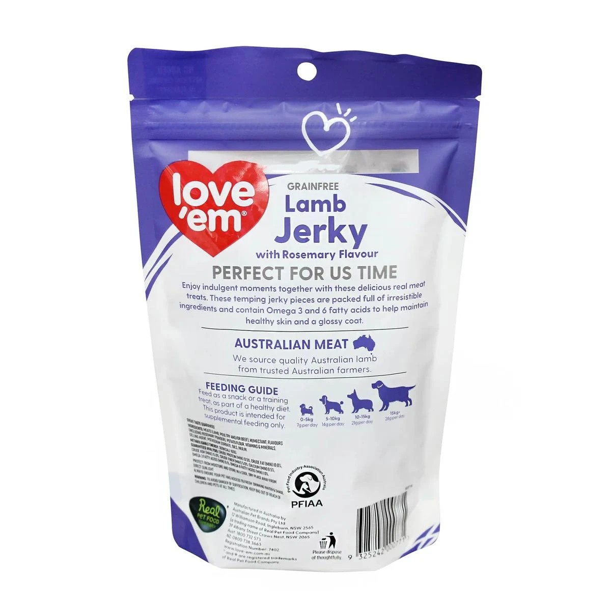 2 Love Em Lamb & Rosemary Jerky 200g 6pk, 2 of 2
