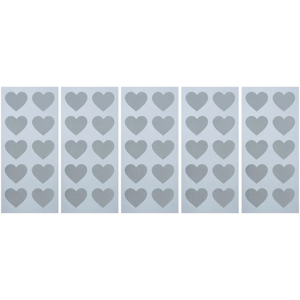 2 Born Glitter Heart Envelope Seals 50 Pack, 2 of 2