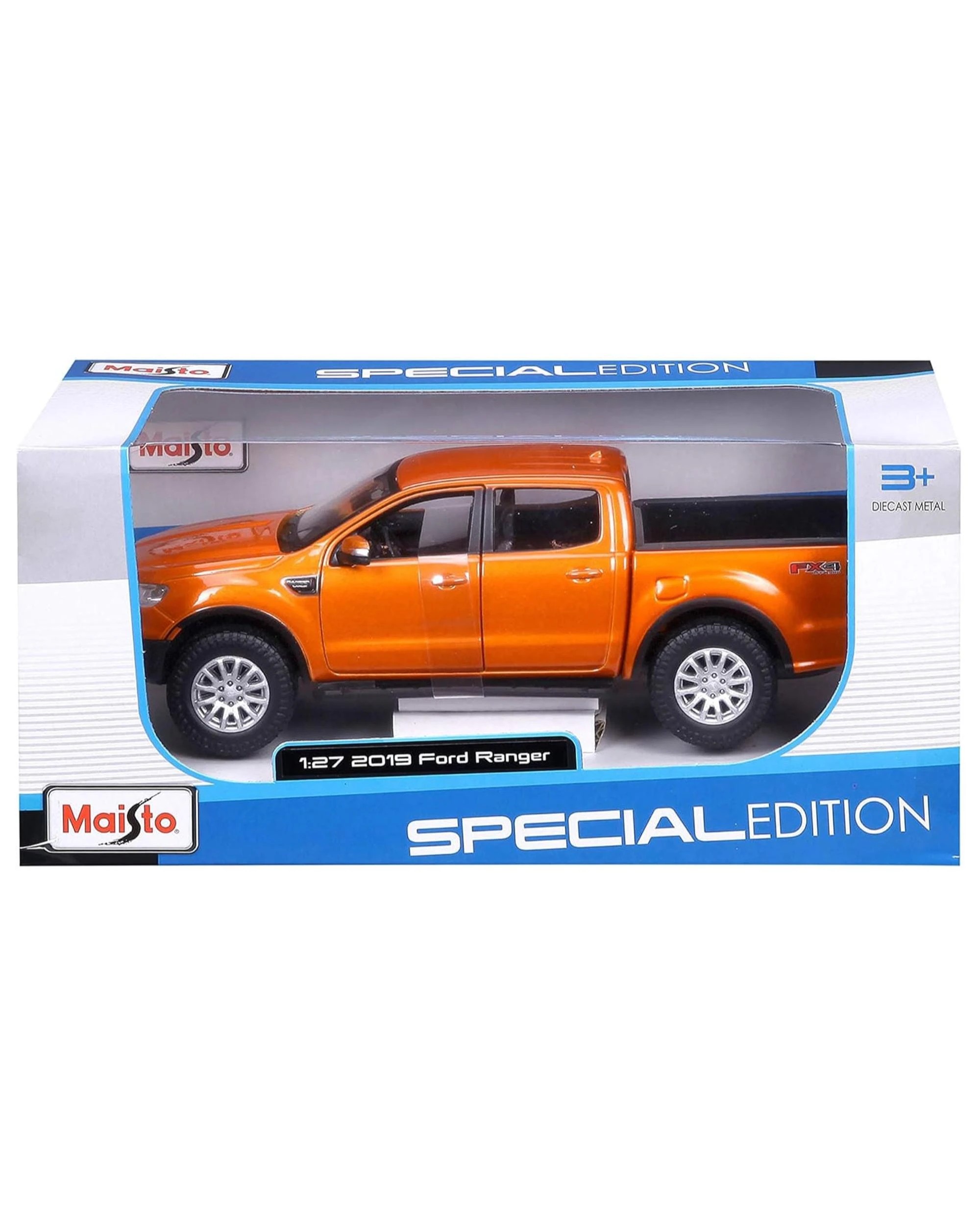 2 Maisto Special Edition 2019 Ford Ranger 4-Door Cab 1:27 Scale Model Car Assorted - Blue, 2 of 10
