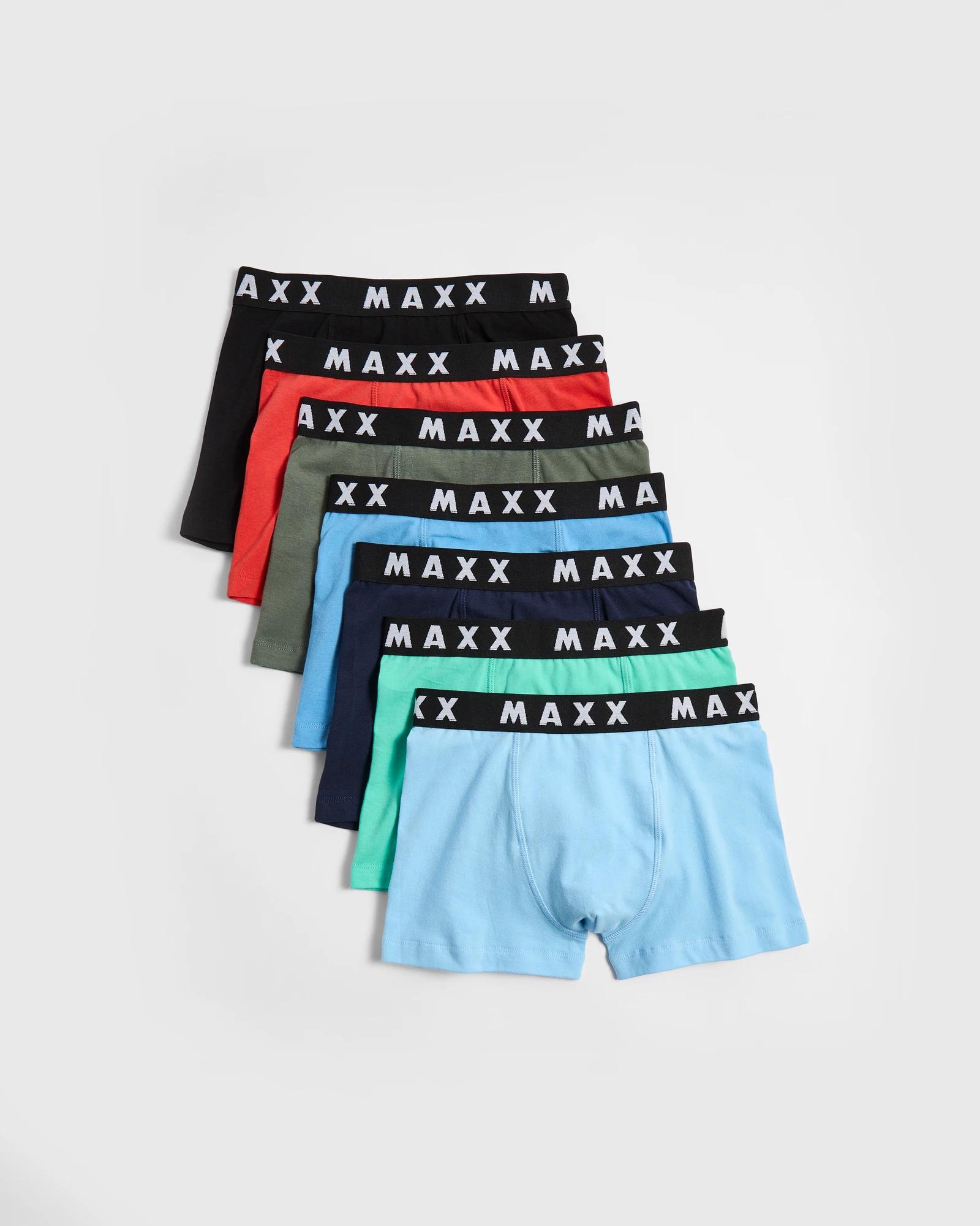 1 Boys Trunks 7 Pack - Maxx BLUE / MULTI, 1 of 1