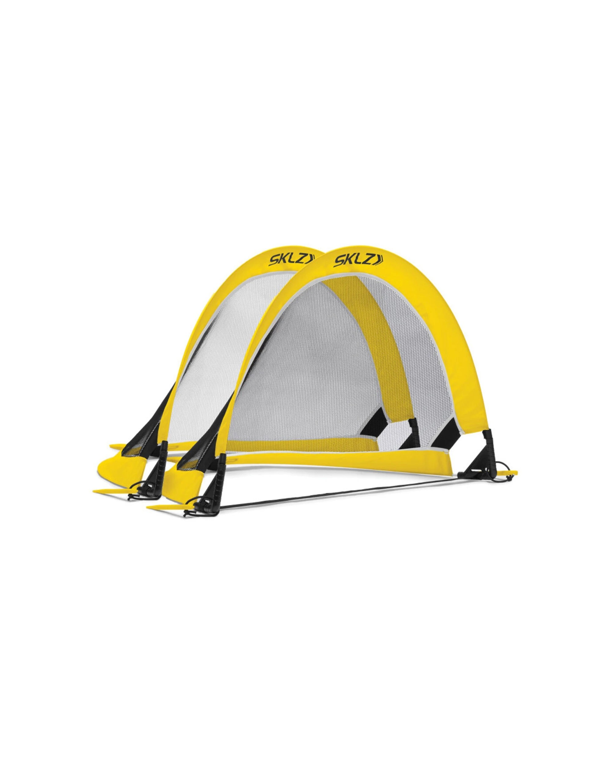1 Sklz 2pc 76cm Playmaker Goal Set with Carry Bag for Portable Soccer Play - Yellow, 1 of 7