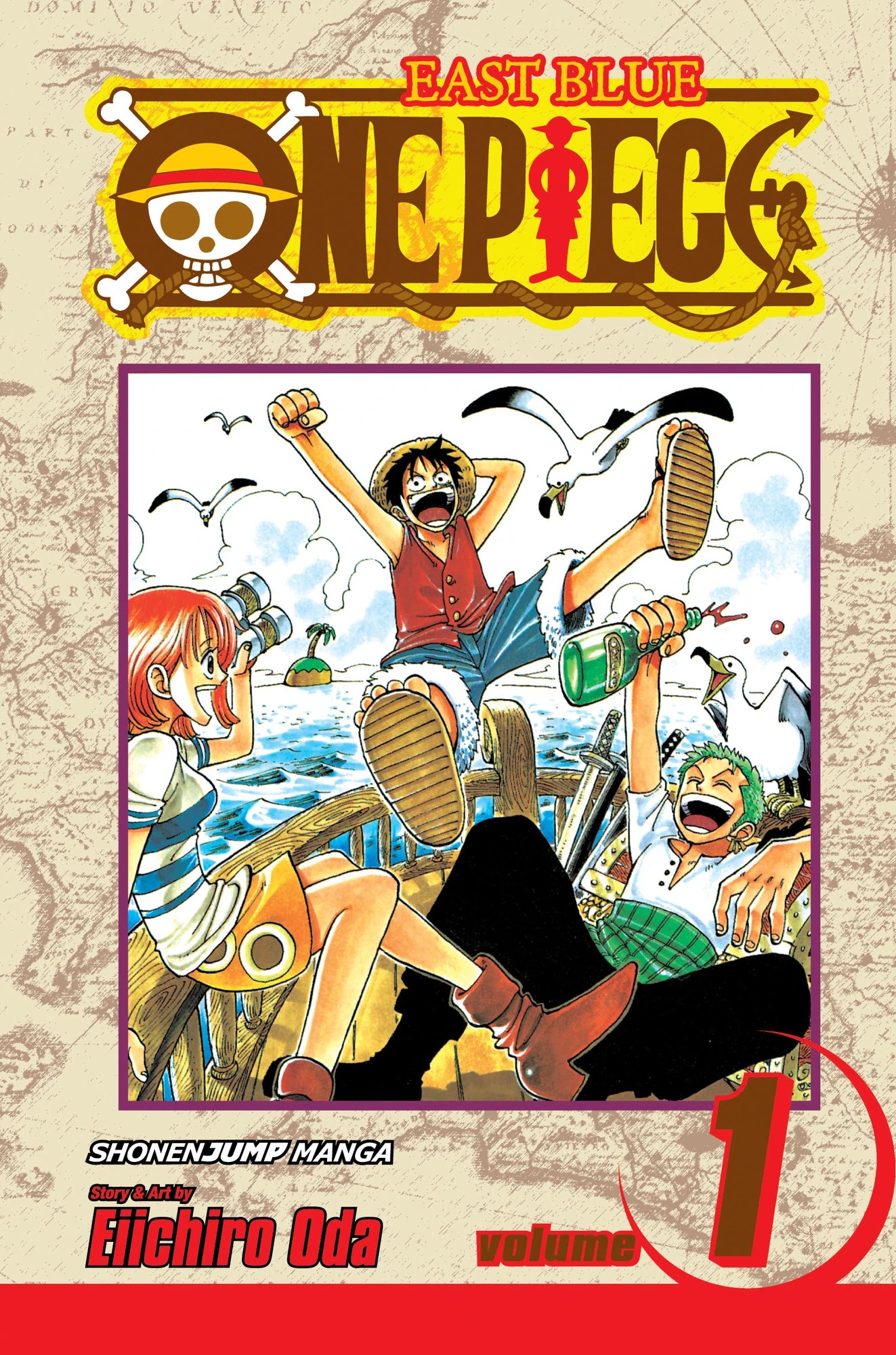 1 One Piece: East Blue Volume 1 by Eiichiro Oda - Book