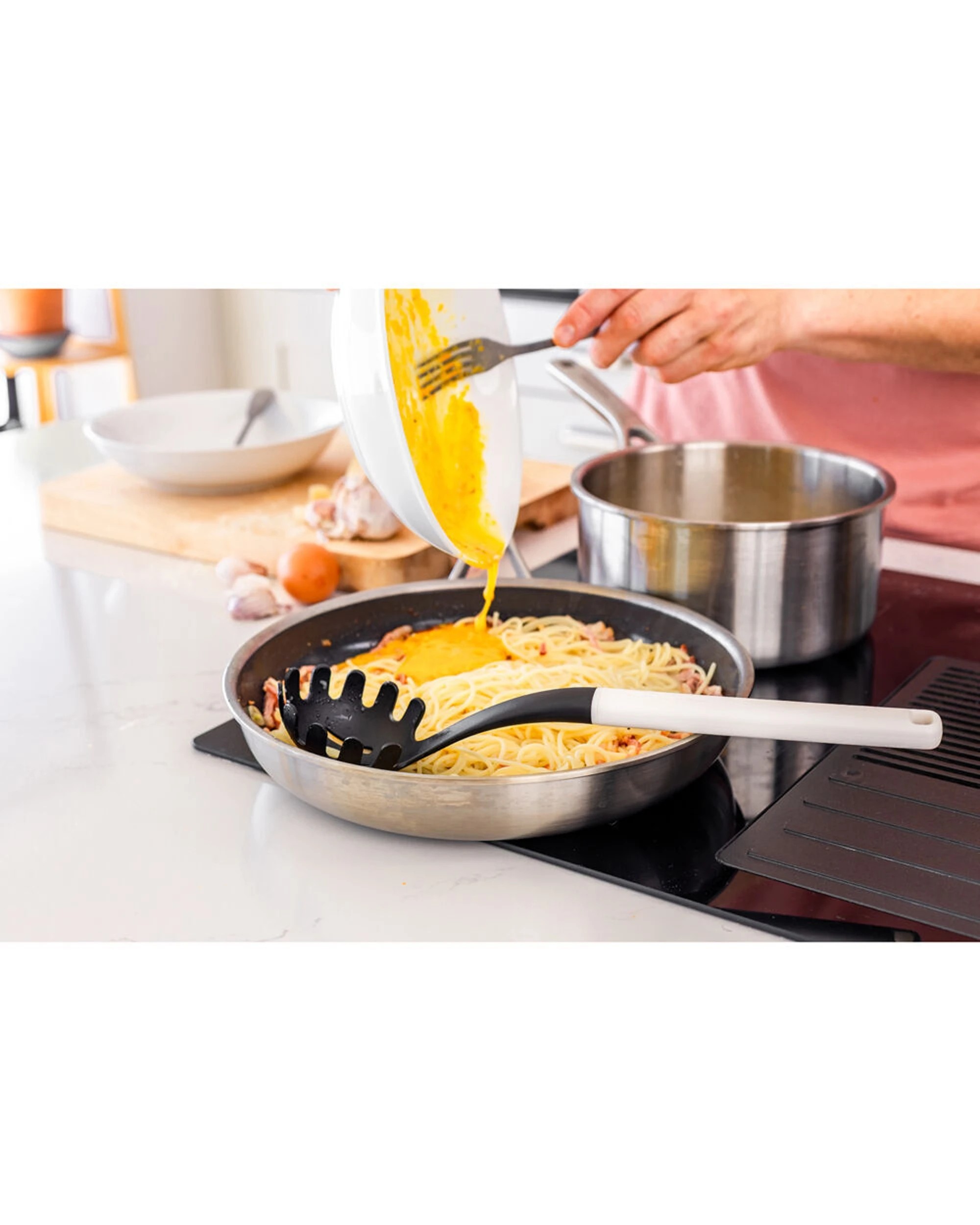 6 KitchenAid Classic Nylon Pasta Server 2PK Heat Resistant Ergonomic Handle - Multi, 6 of 6