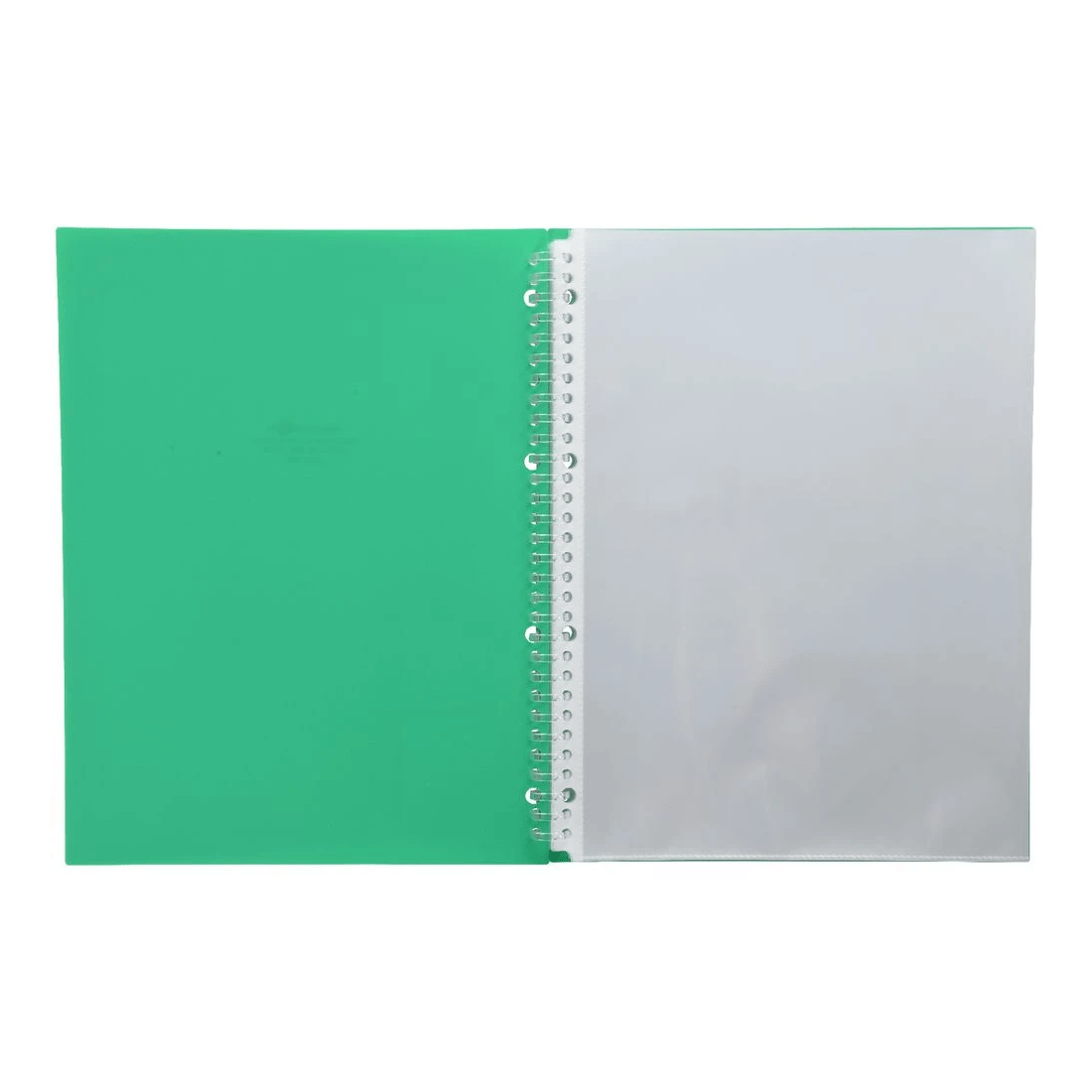 3 Aqua Drops Refillable Display Book A4 20 Pockets Vivid Green, 3 of 4