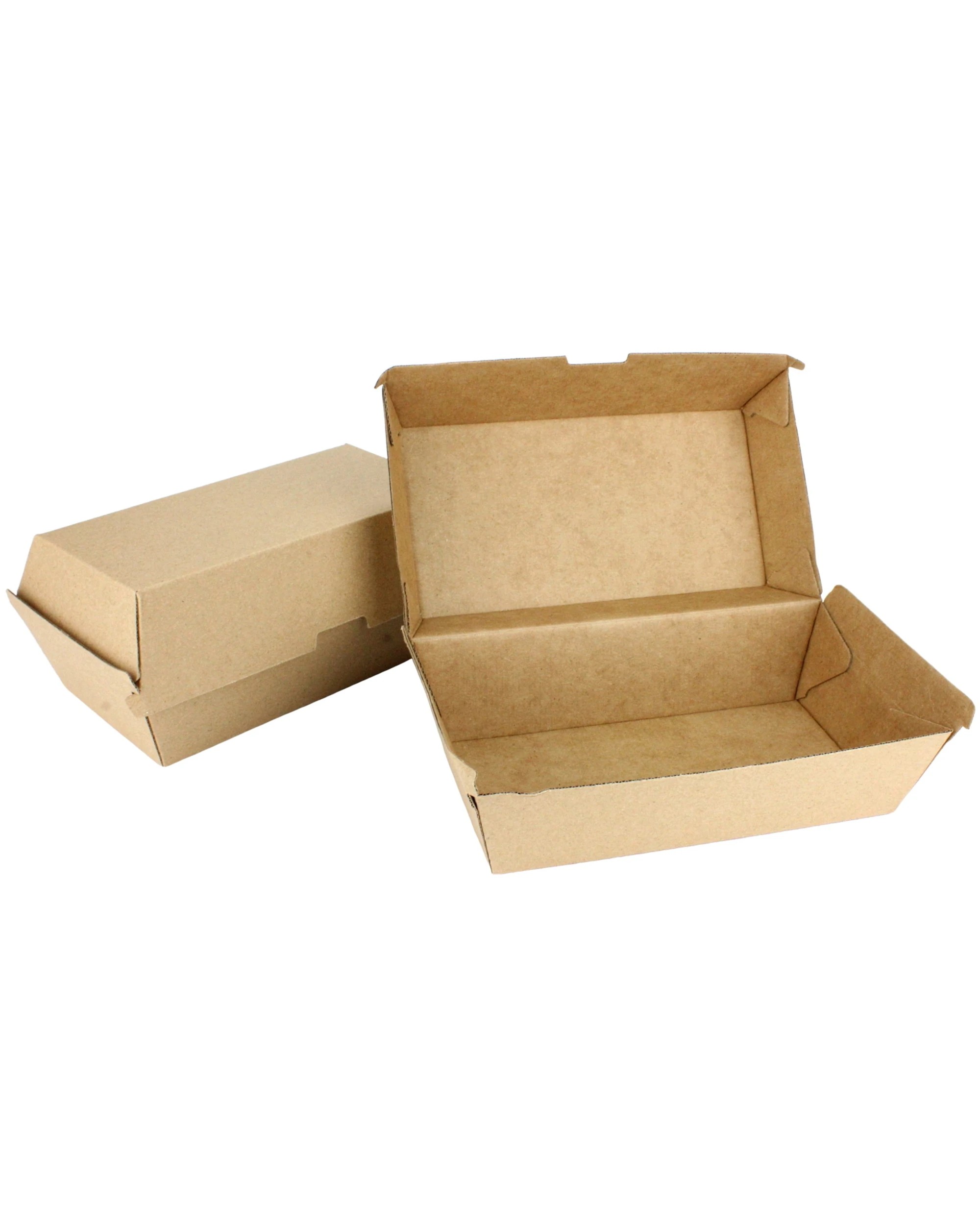 1 alpen Brown Kraft Paper Regular Snack Boxes 17.7cm x 9.2cm Pack of 48, 1 of 3