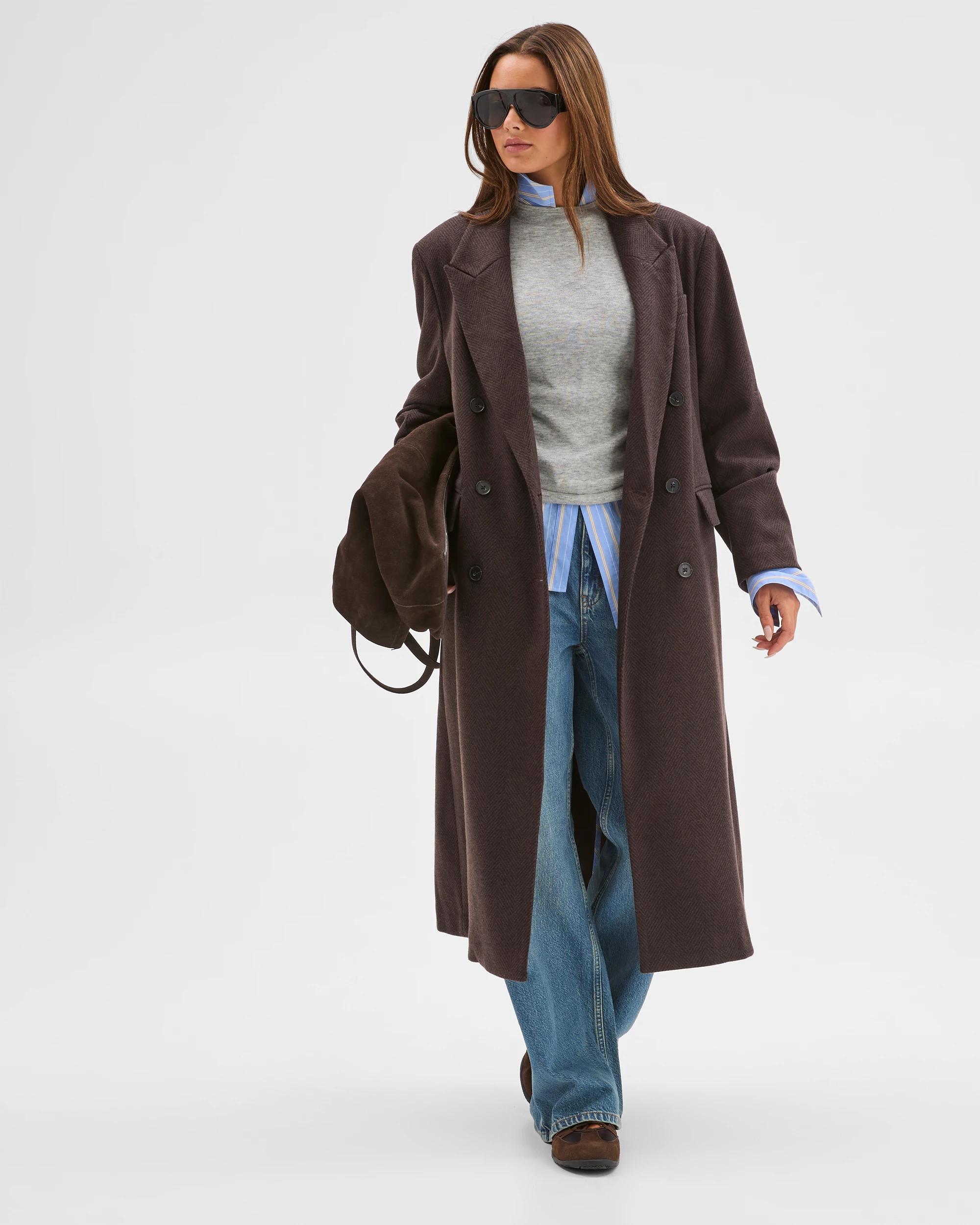 1 Lily Loves Winter Coat HERRINGBONE, 1 of 7