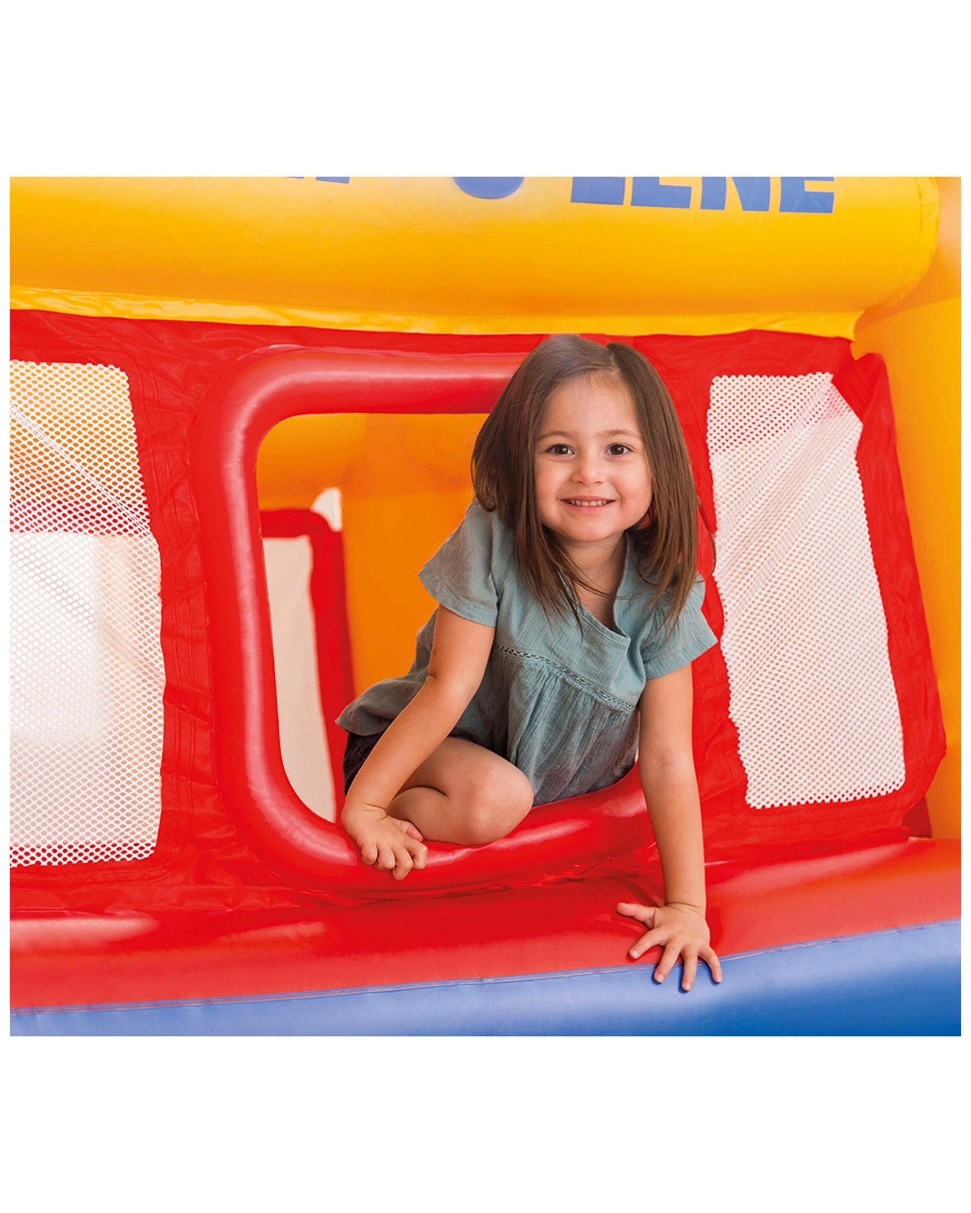 3 Intex 174cm Inflatable Jump O Lene Kids Playhouse Indoor Outdoor Jumping Castle - Multi, 3 of 3